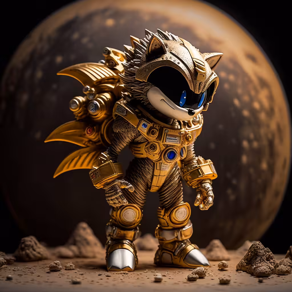 SONIC HITS THE MOON
