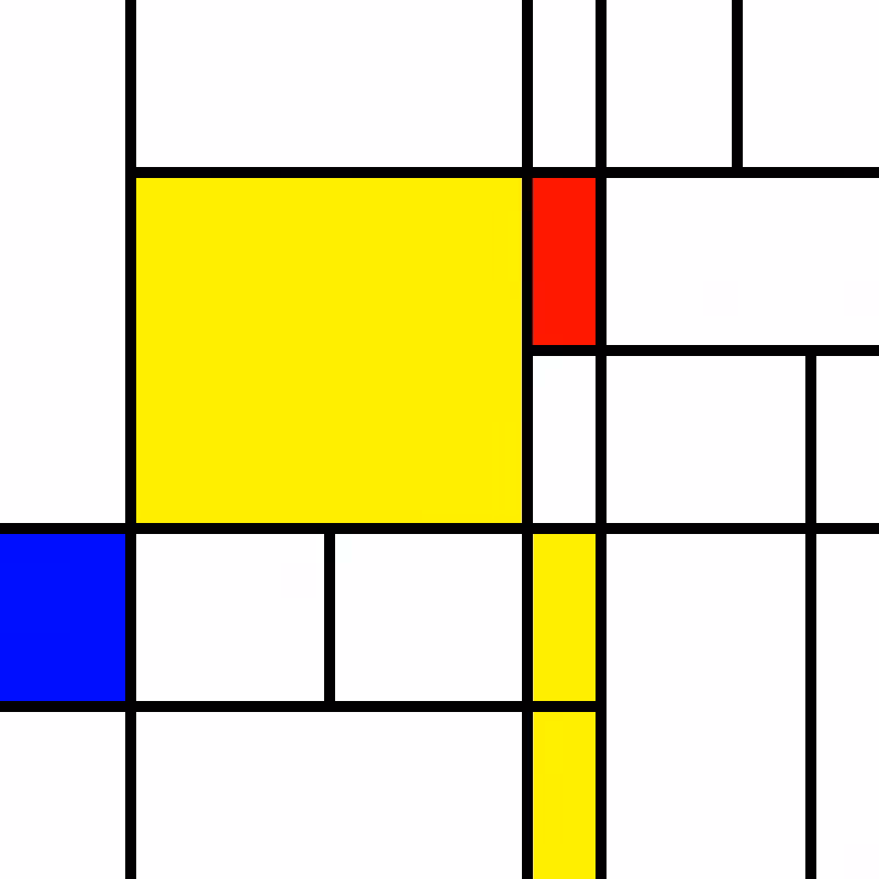 compositioninredblueandyellow.art, (NFT) #19
