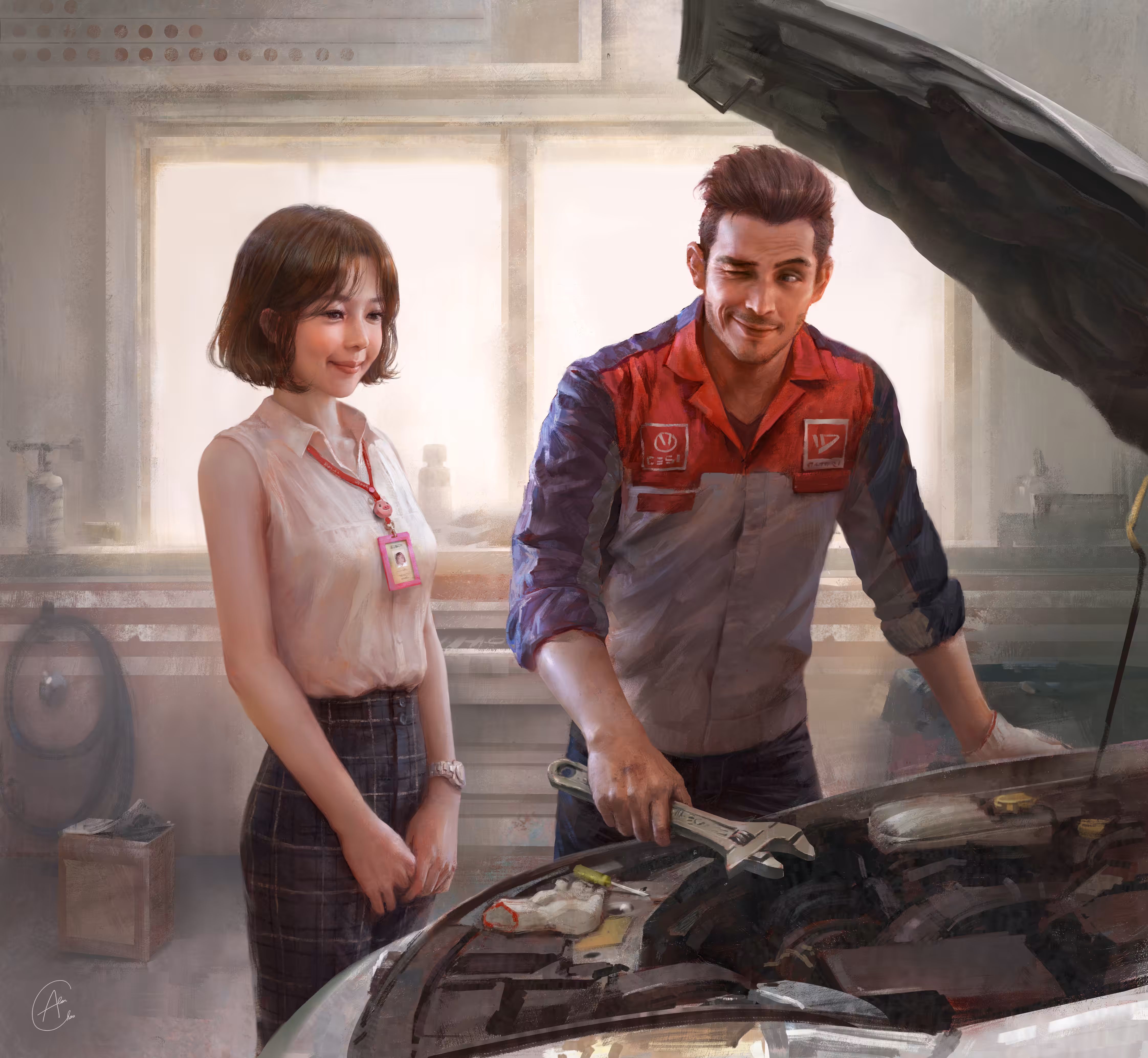 Fixing car 