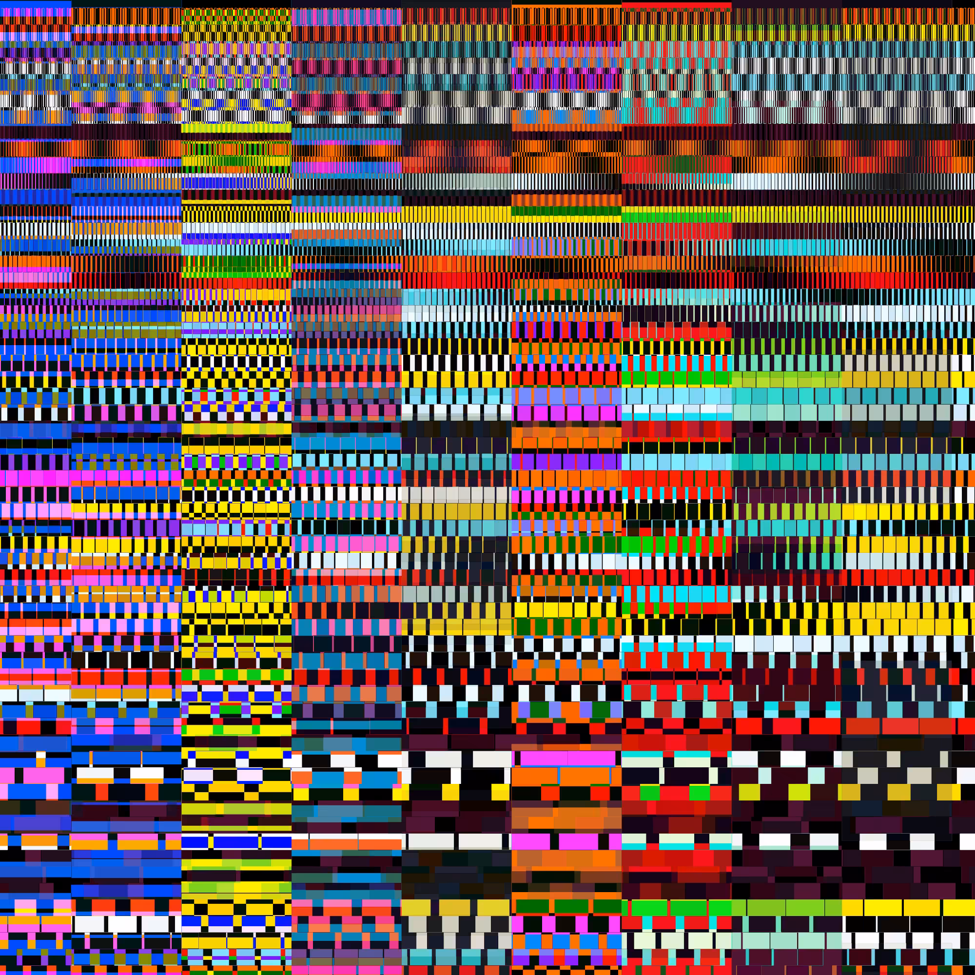Glitchometry Stripes #112