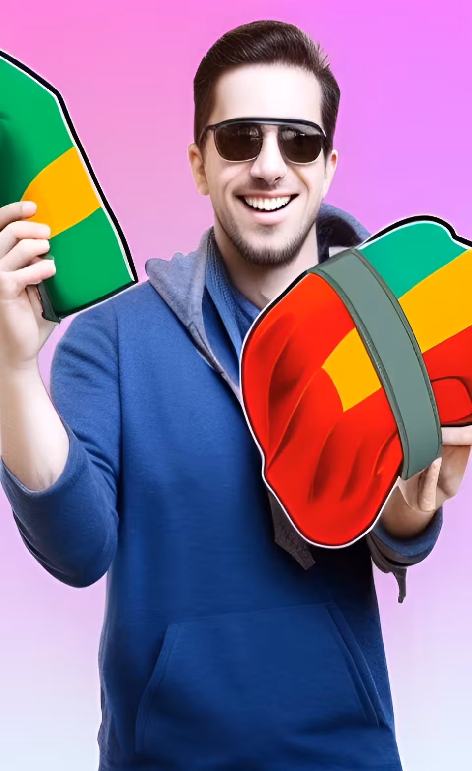Crypto Bro Selling his bags of dildos