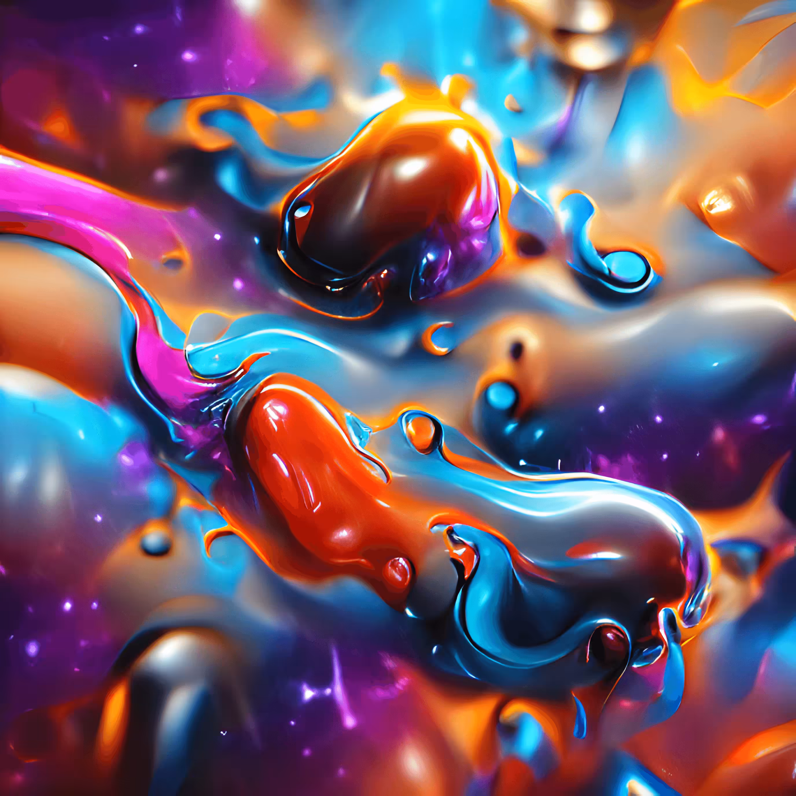 Cosmic Liquid Dripping