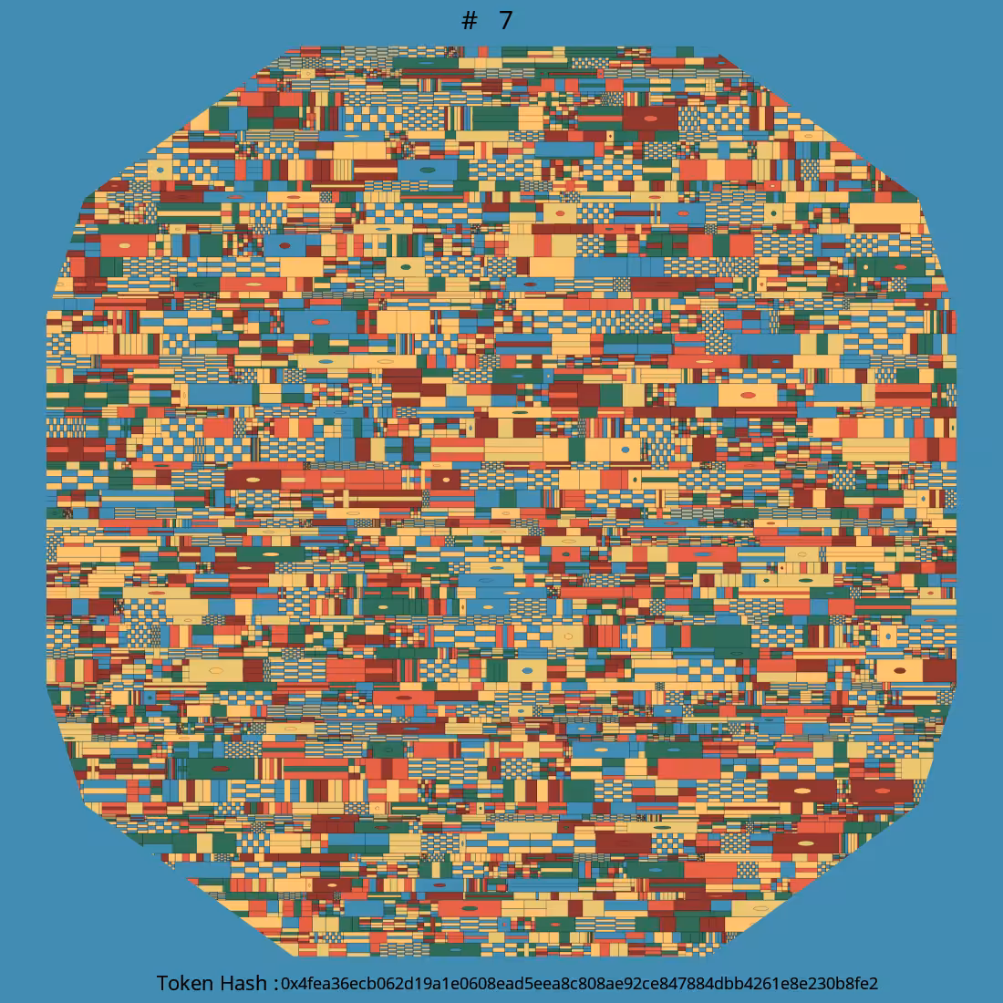 Abstracte Raster:The last piece #7