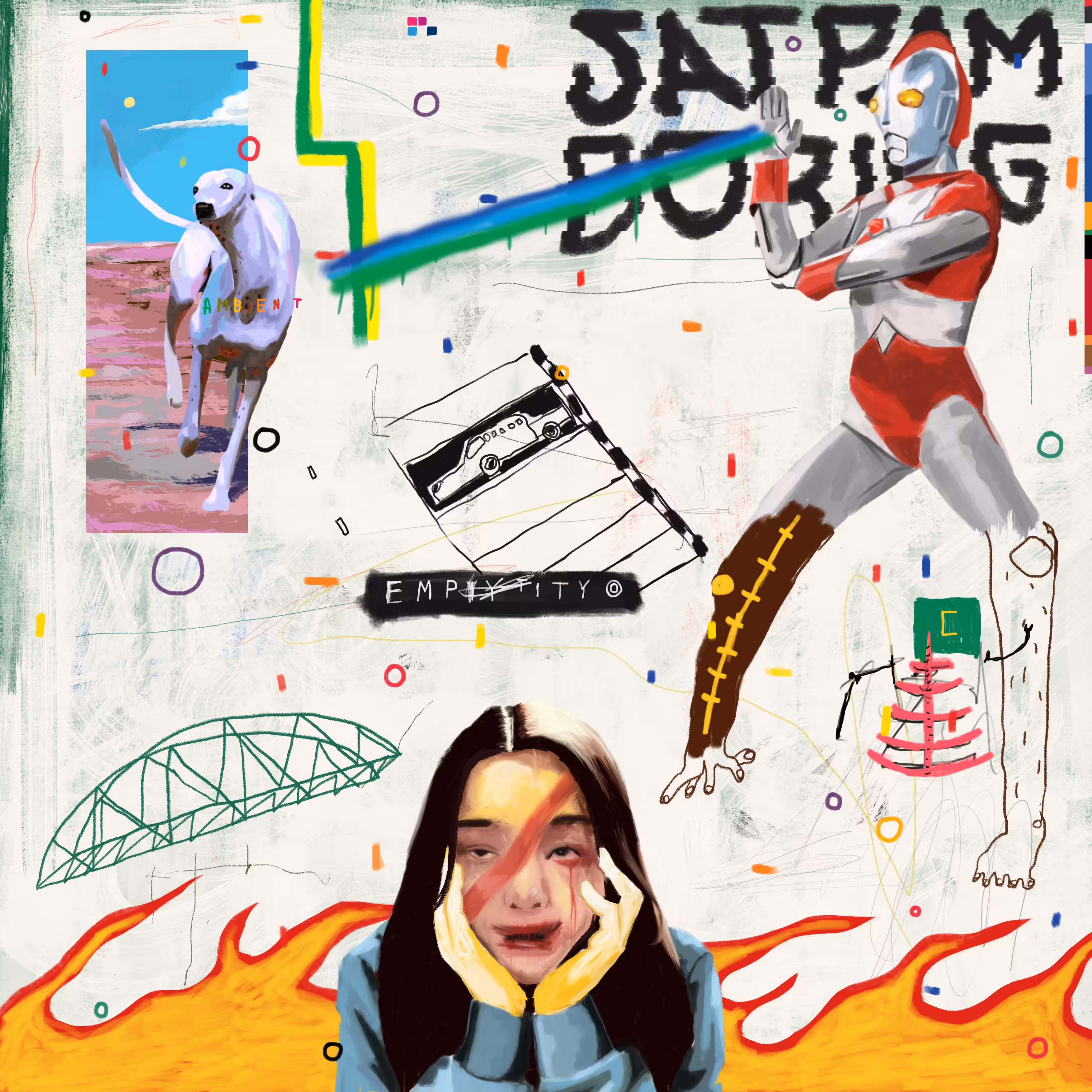 satpam boring