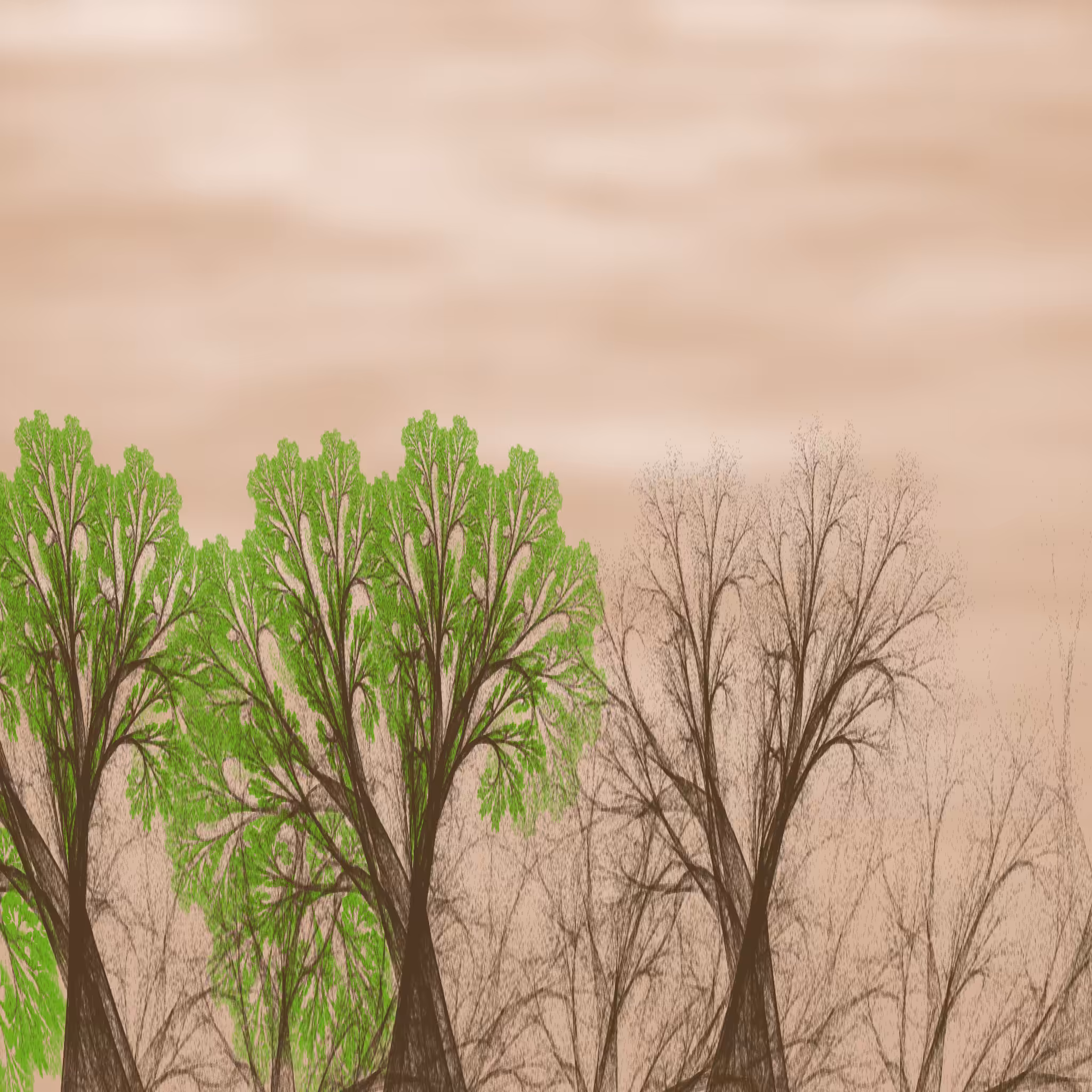 Chaotic Treescape #2