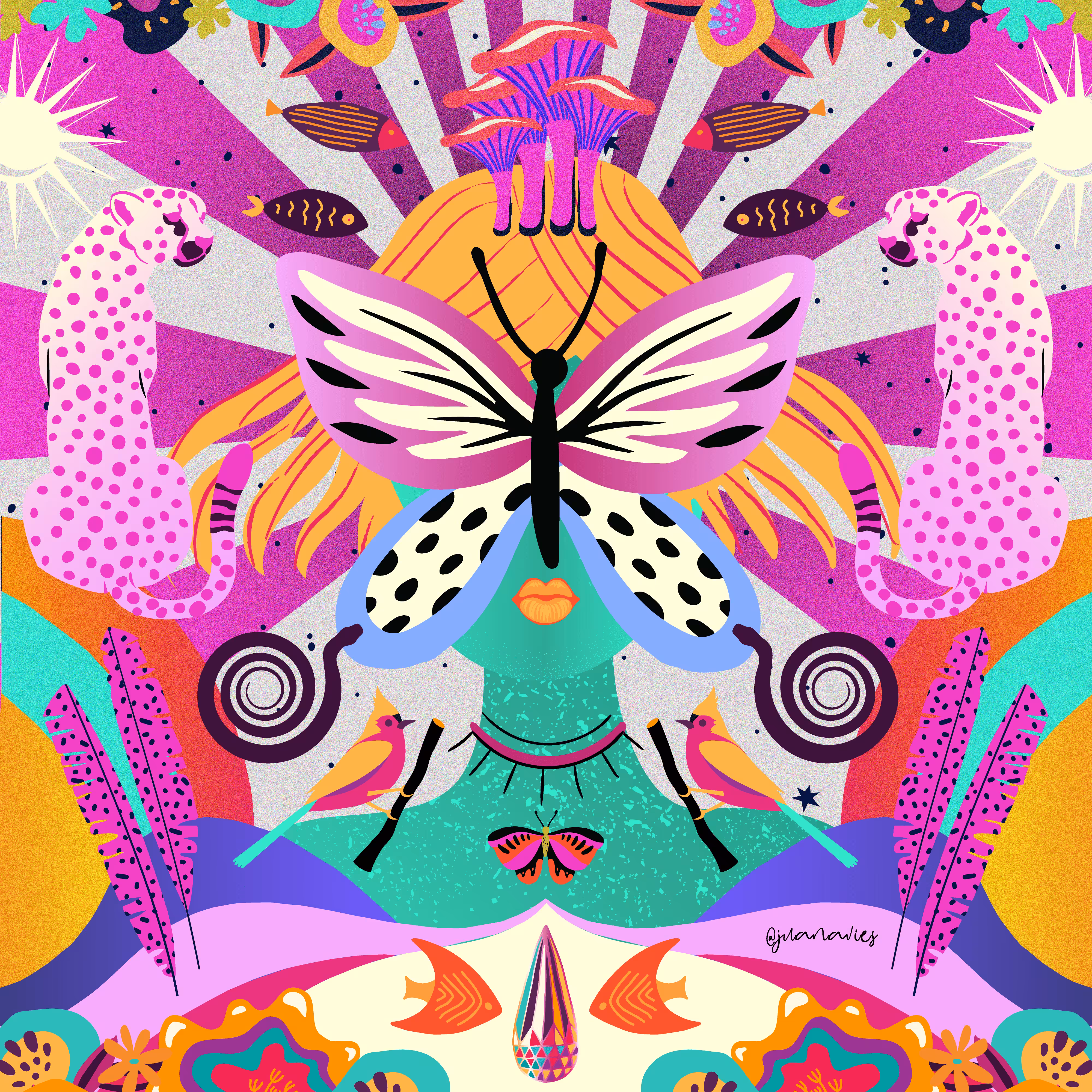 Cosmic Butterfly Queen 77