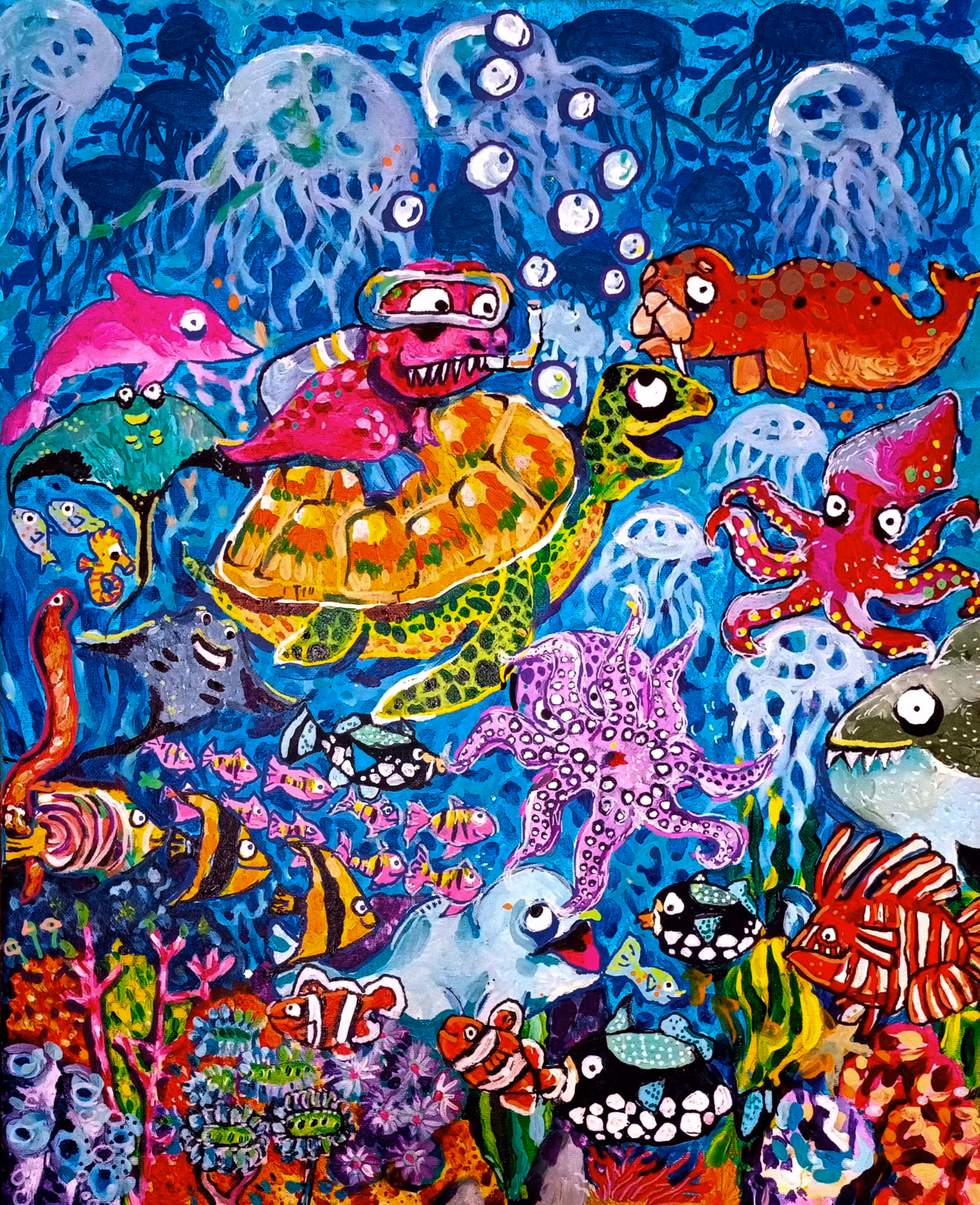 The Colorful Sea