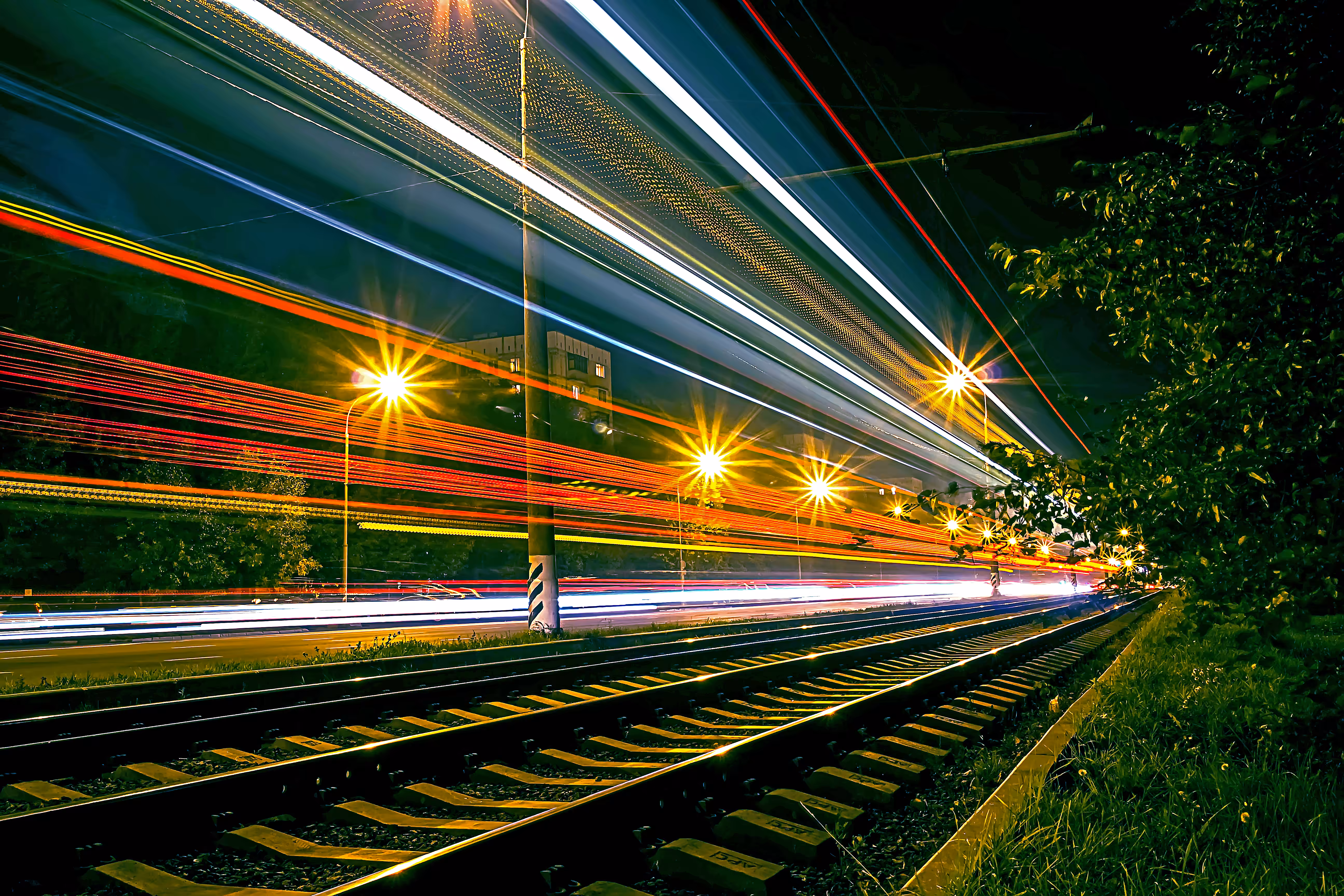 Tram at the speed of light.
