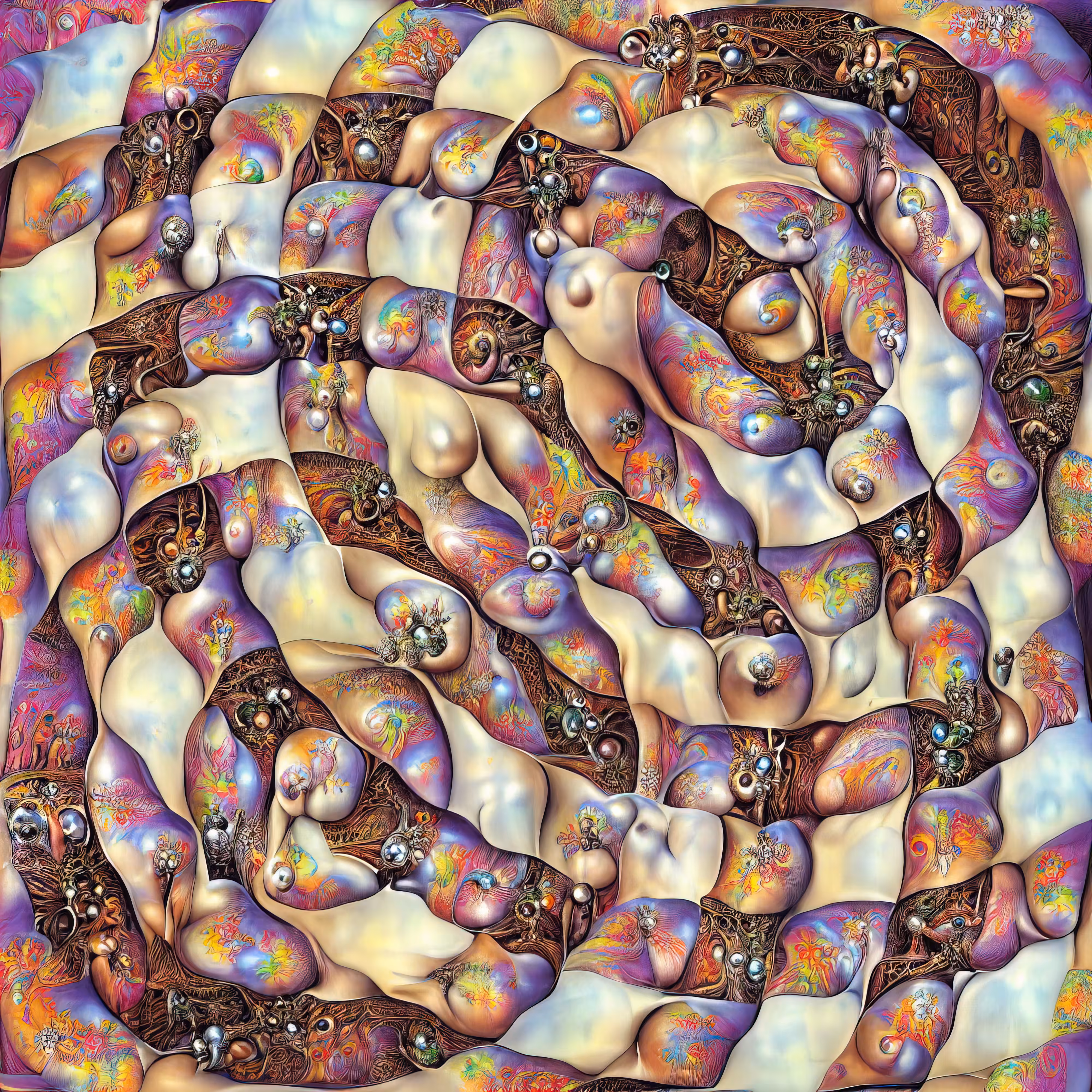 Psychedelic Tourism Postcard 08
