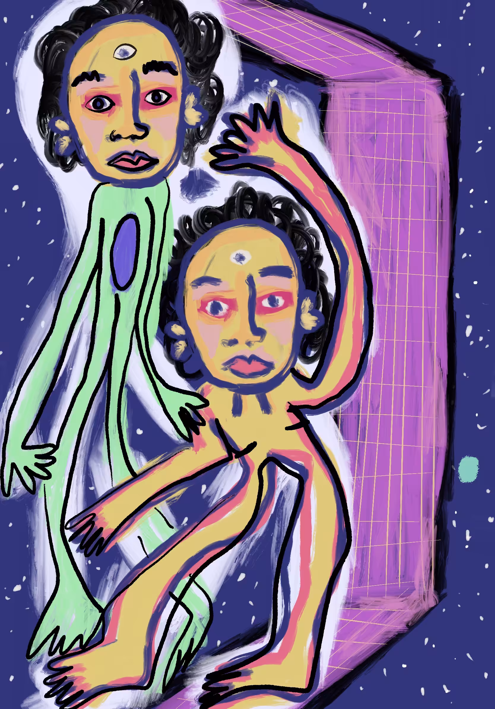 Accompanied in lucid dreams