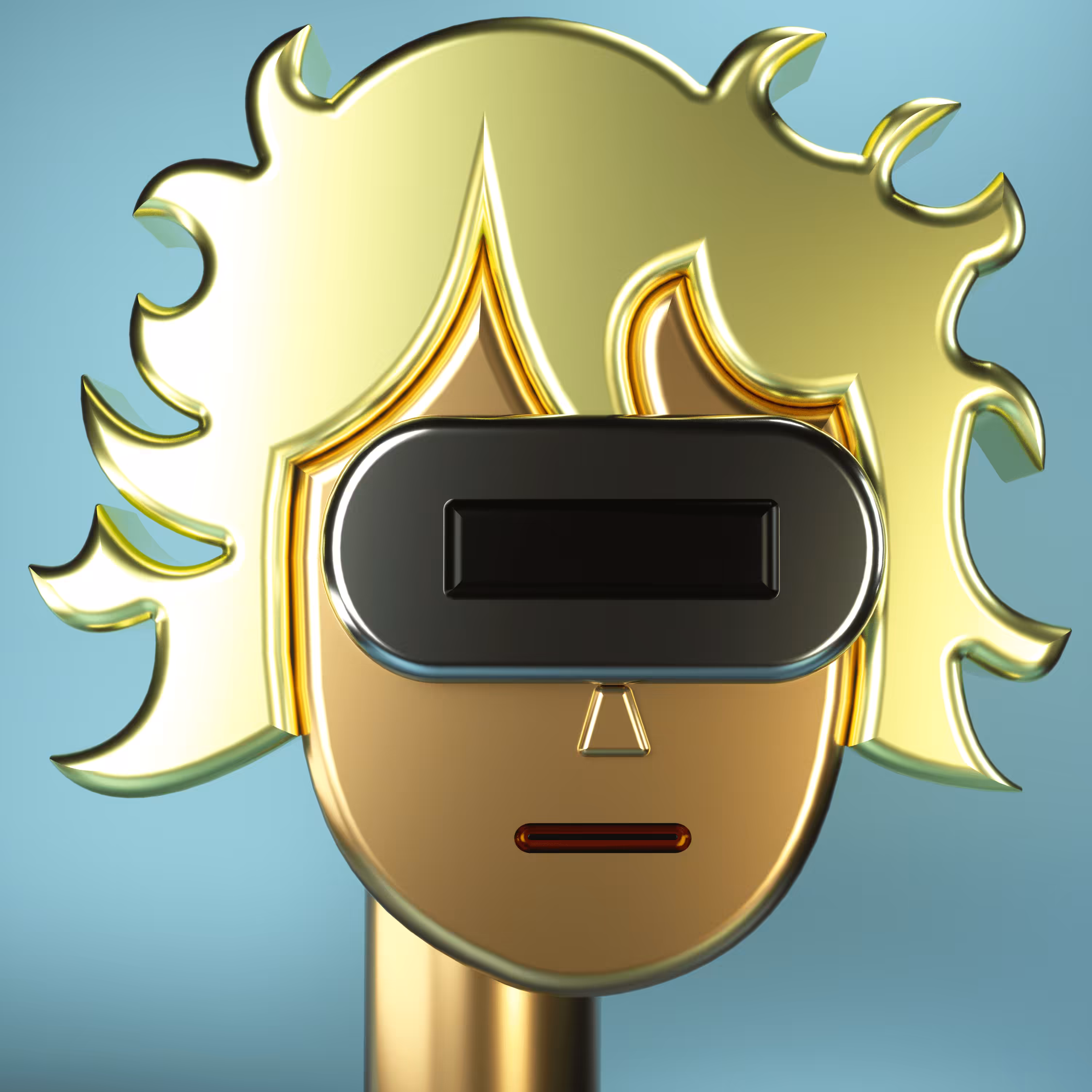 3D Chrome Punk #0350