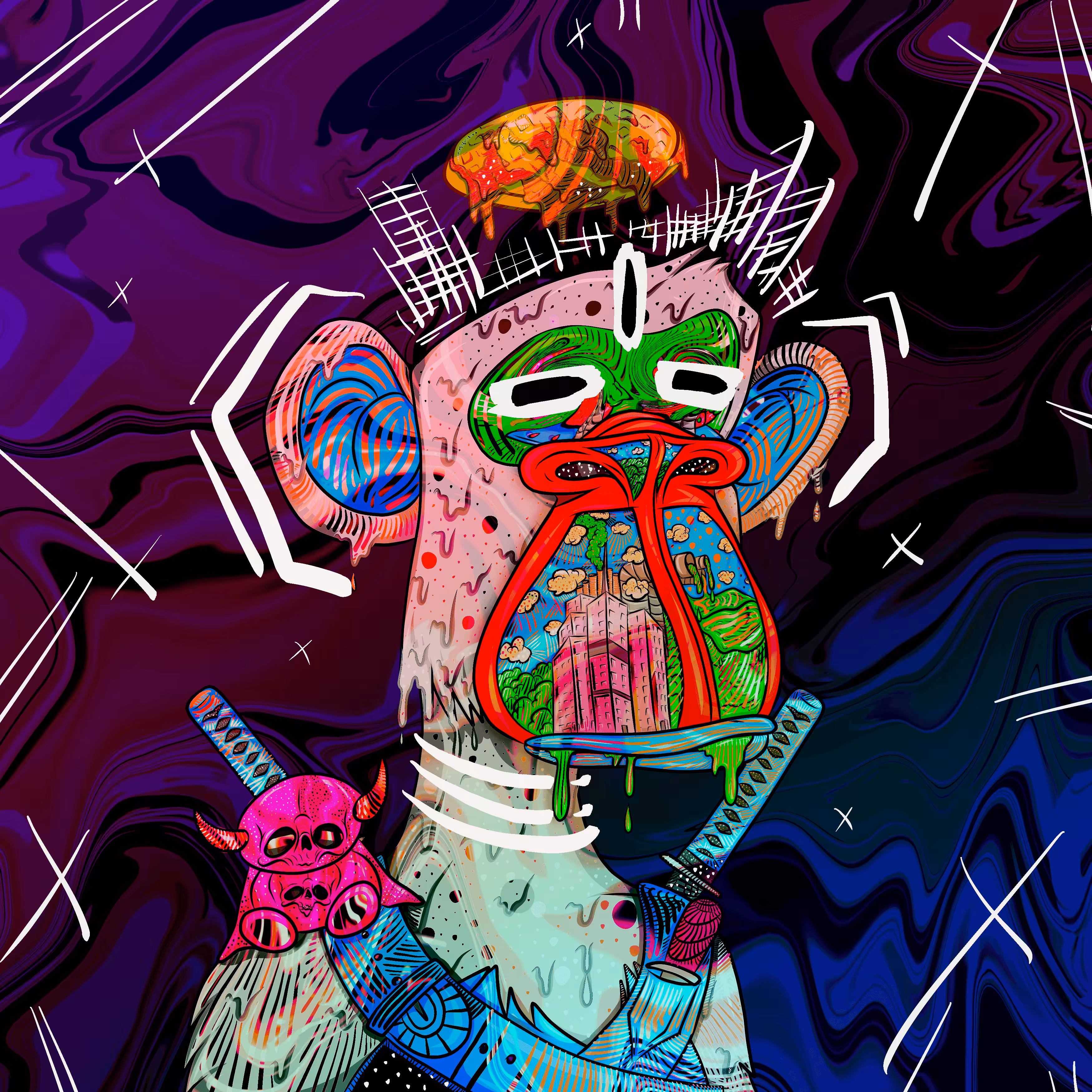 Sugar Devil Caked Apes 