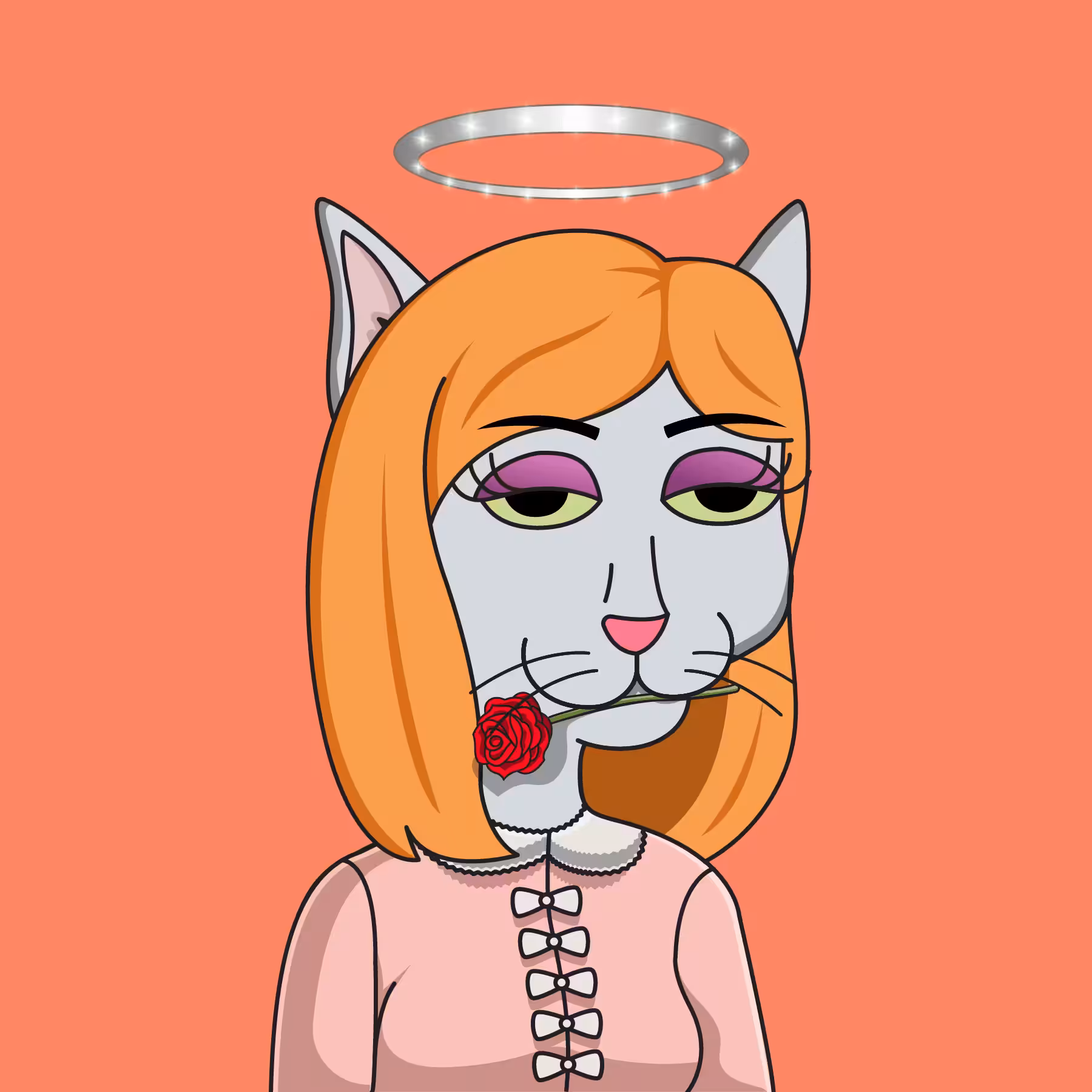 Girl Cat #454