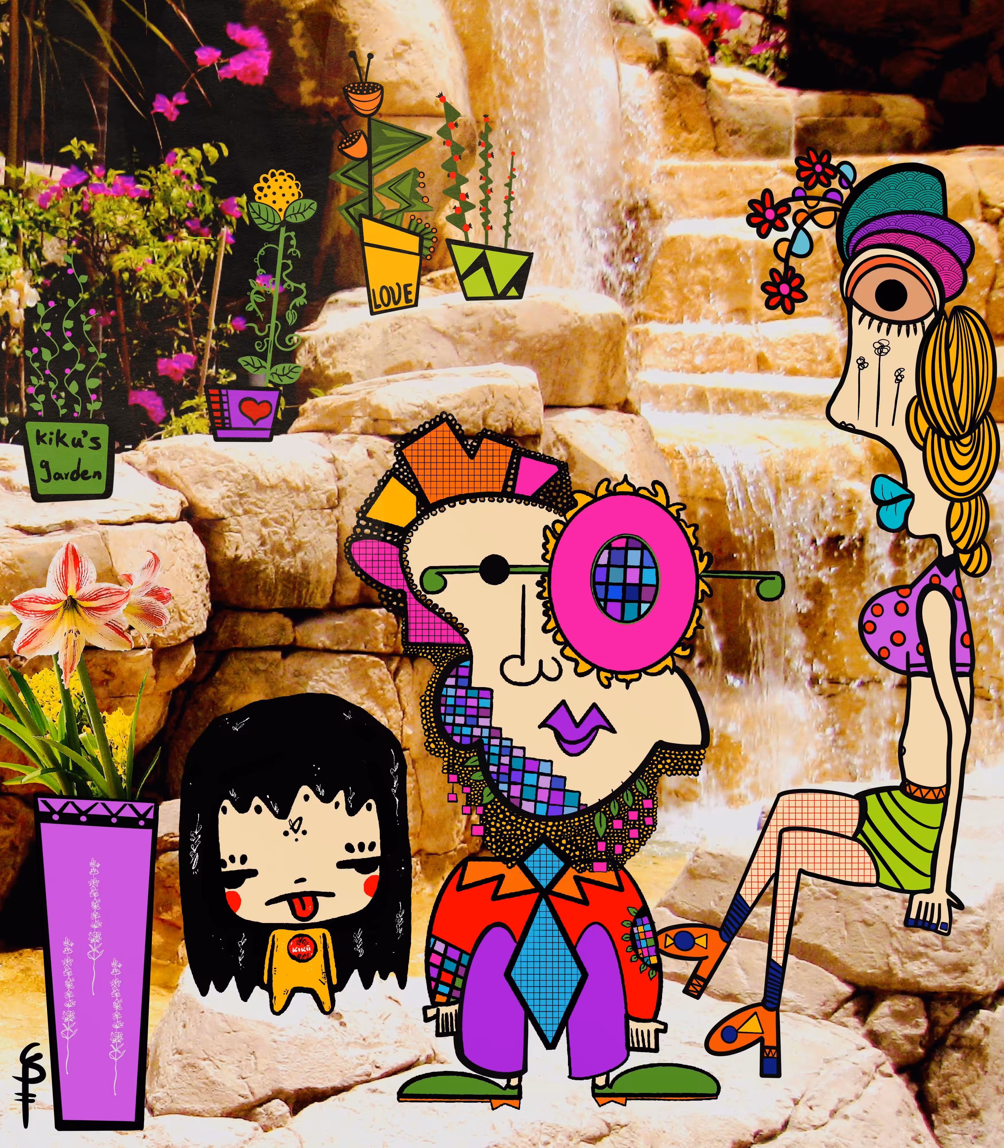 Kiku loves nature  2022 Sepimnft X KIKU’S WORLD by SABET