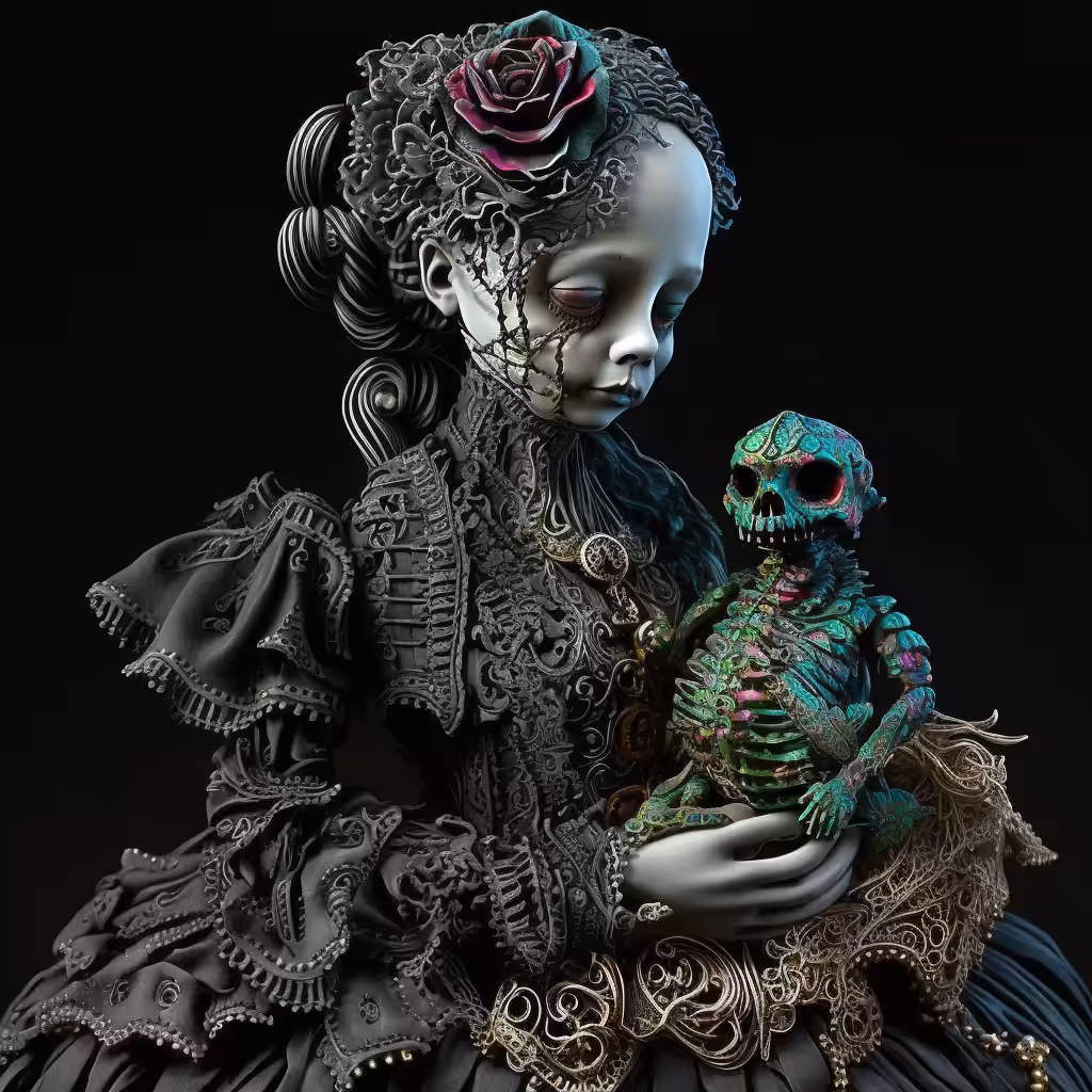 Voodoll with pet #8