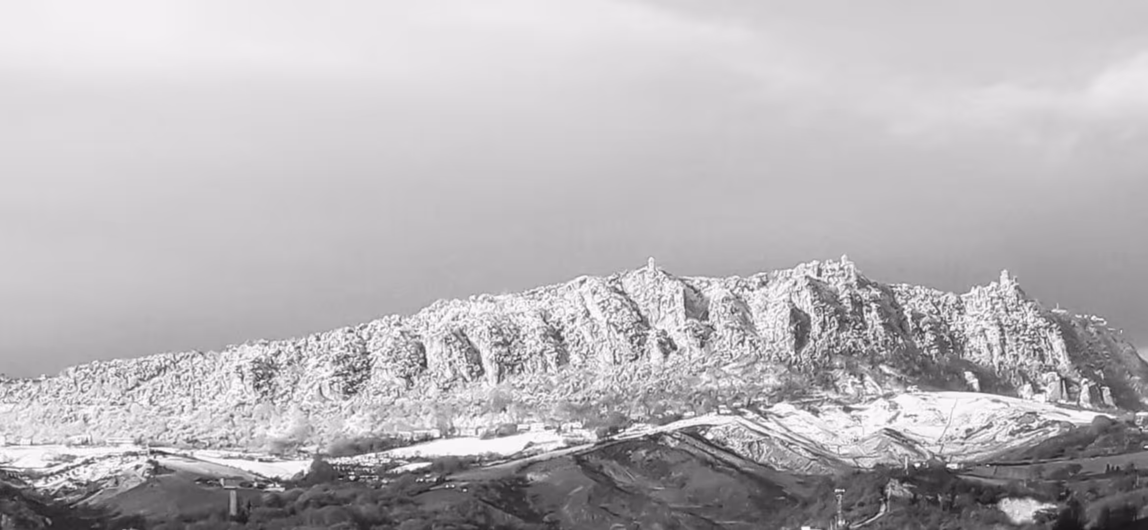 Snowy San Marino Repubblic