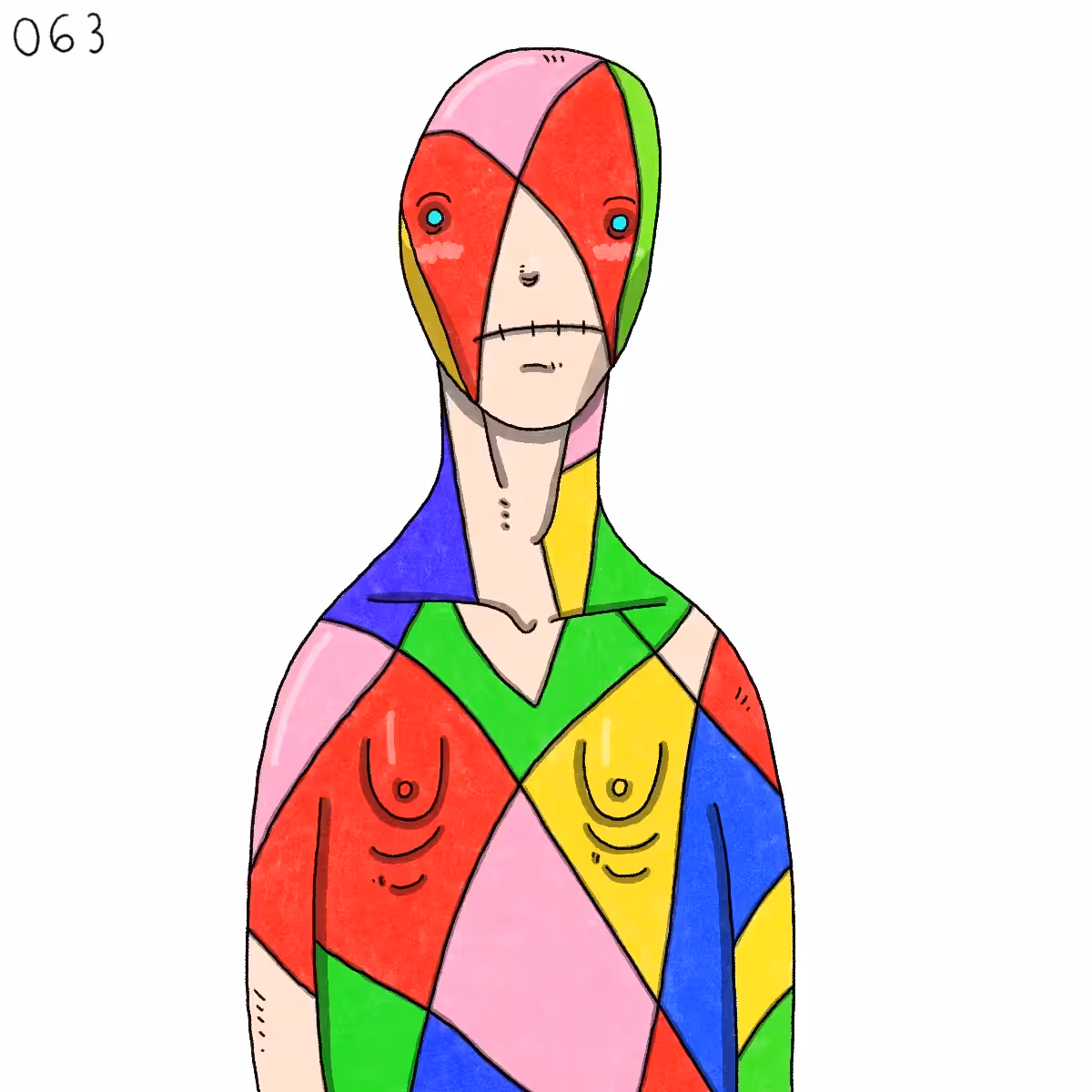Julian Colorful Man Sweet Symbiote #063