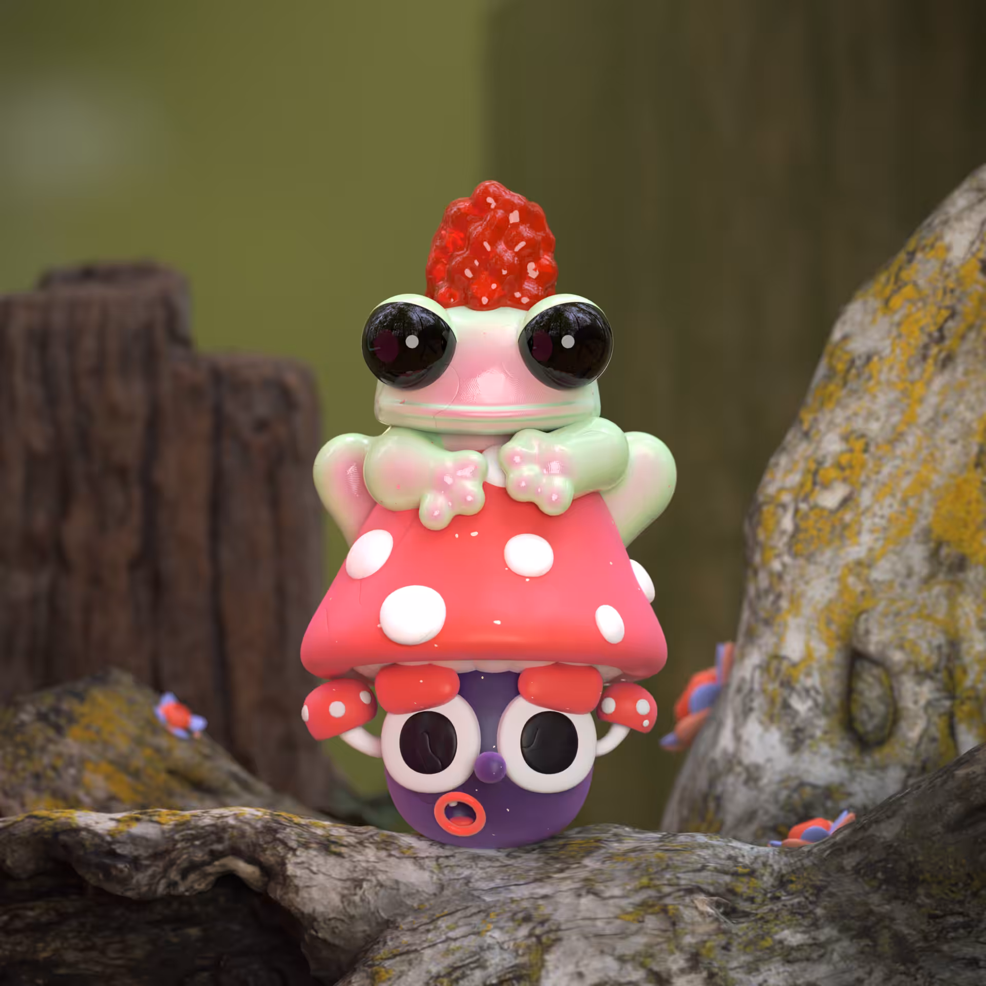 low effort: frog
