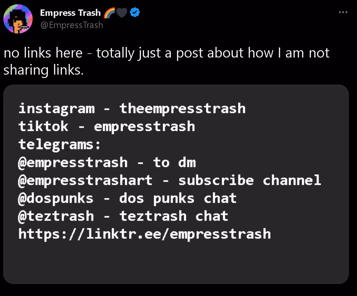 NOT THE LINKS YOU LOOKING FOR