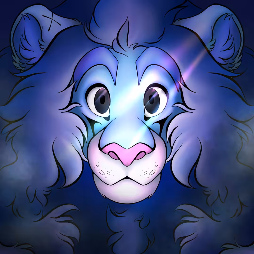 Rainbow light streak