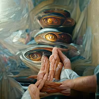 all seeing the hands