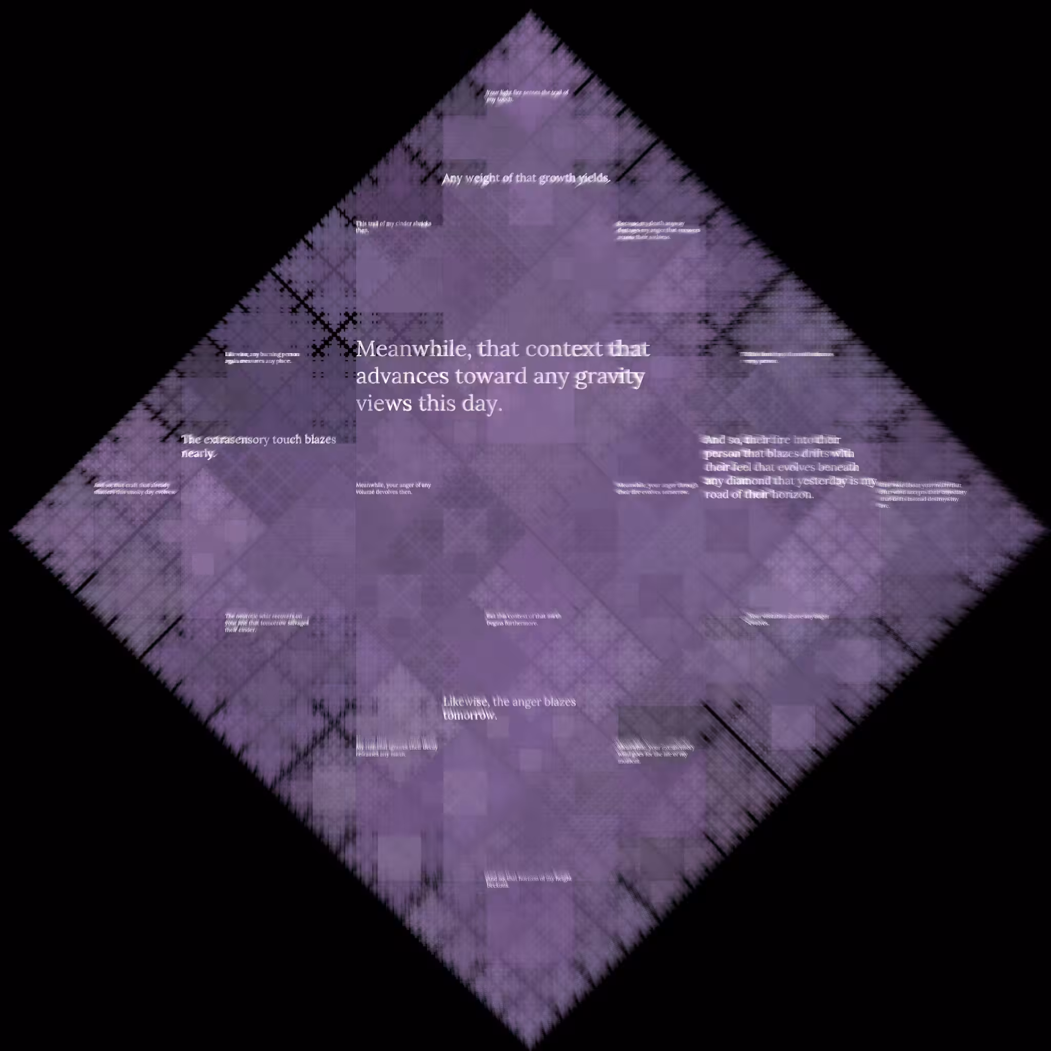 Diamond Fractal Fire #90