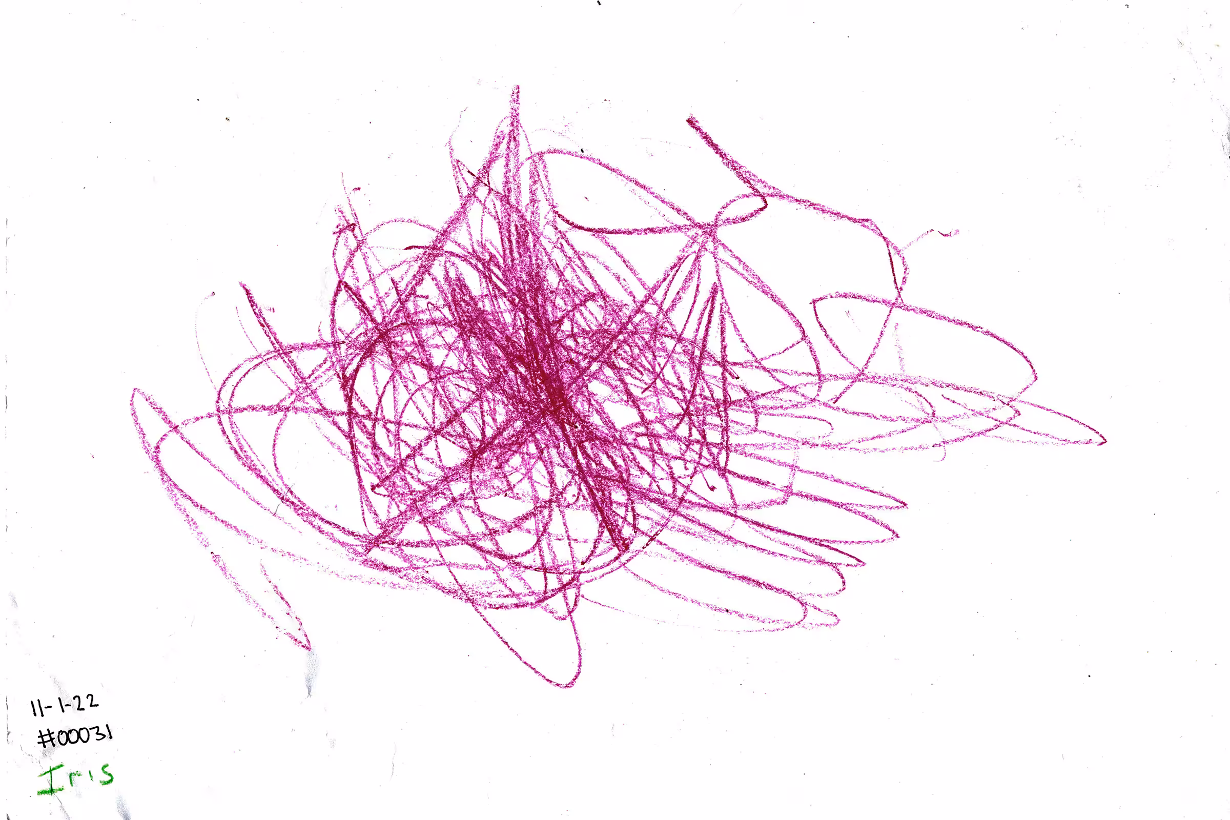 #00031 Mr. Messy in Crayon 220111