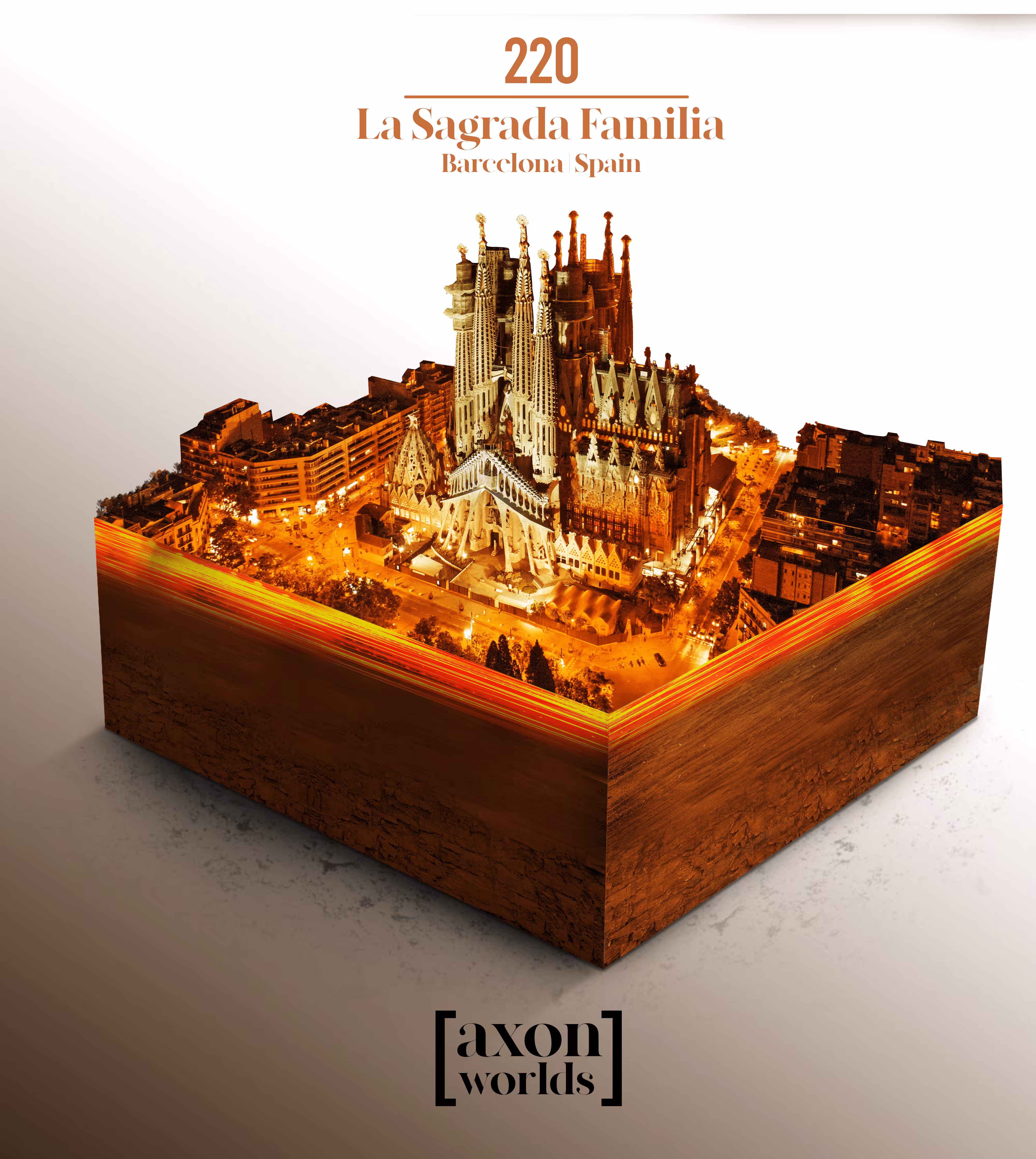 AXON WORLD | 220/1423 | LA SAGRADA FAMILIA | BARCELONA | SPAIN | MICRO WORLD