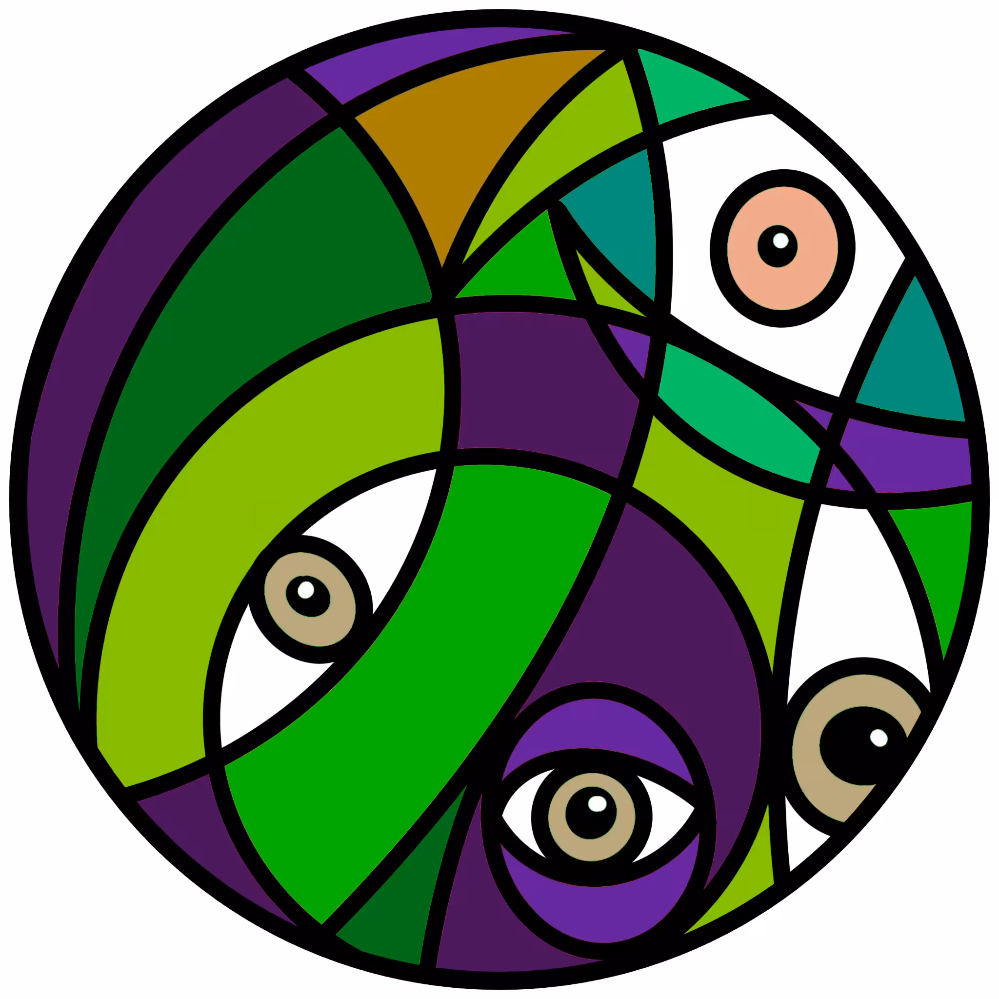 Cubist Circle 140