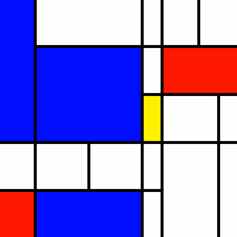 compositioninredblueandyellow.art, (NFT) #68