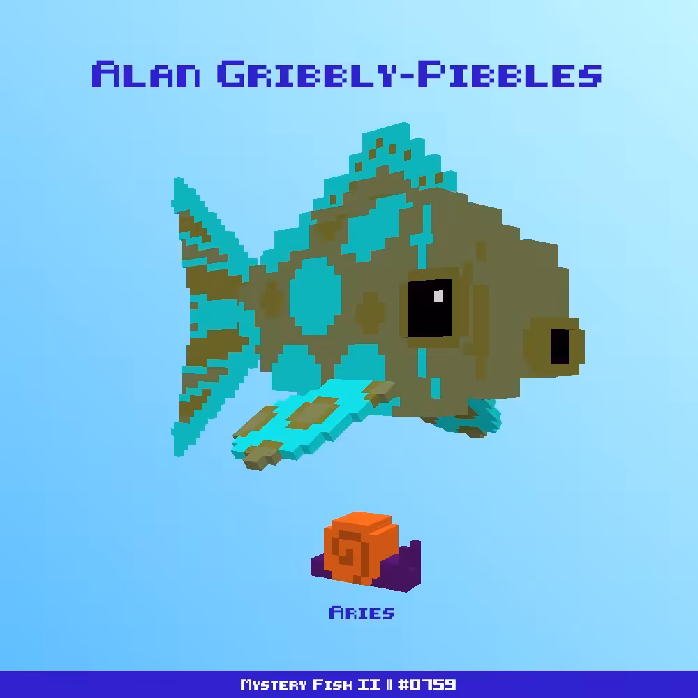 Alan Gribbly-Pibbles :: Mystery Fish 0759/1000