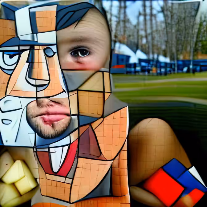 Cubist Portrait 5