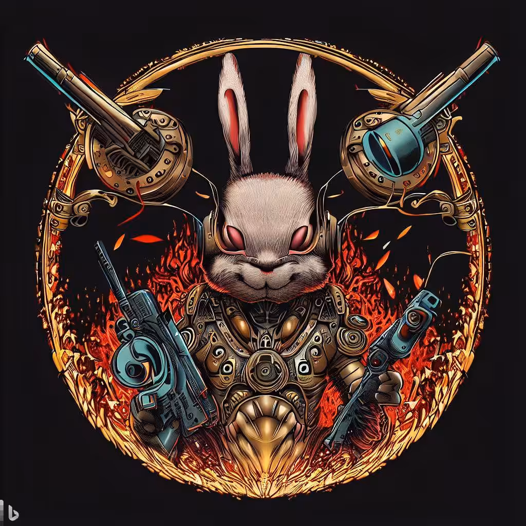 The world of my cartoons: Criminal rabbit007
