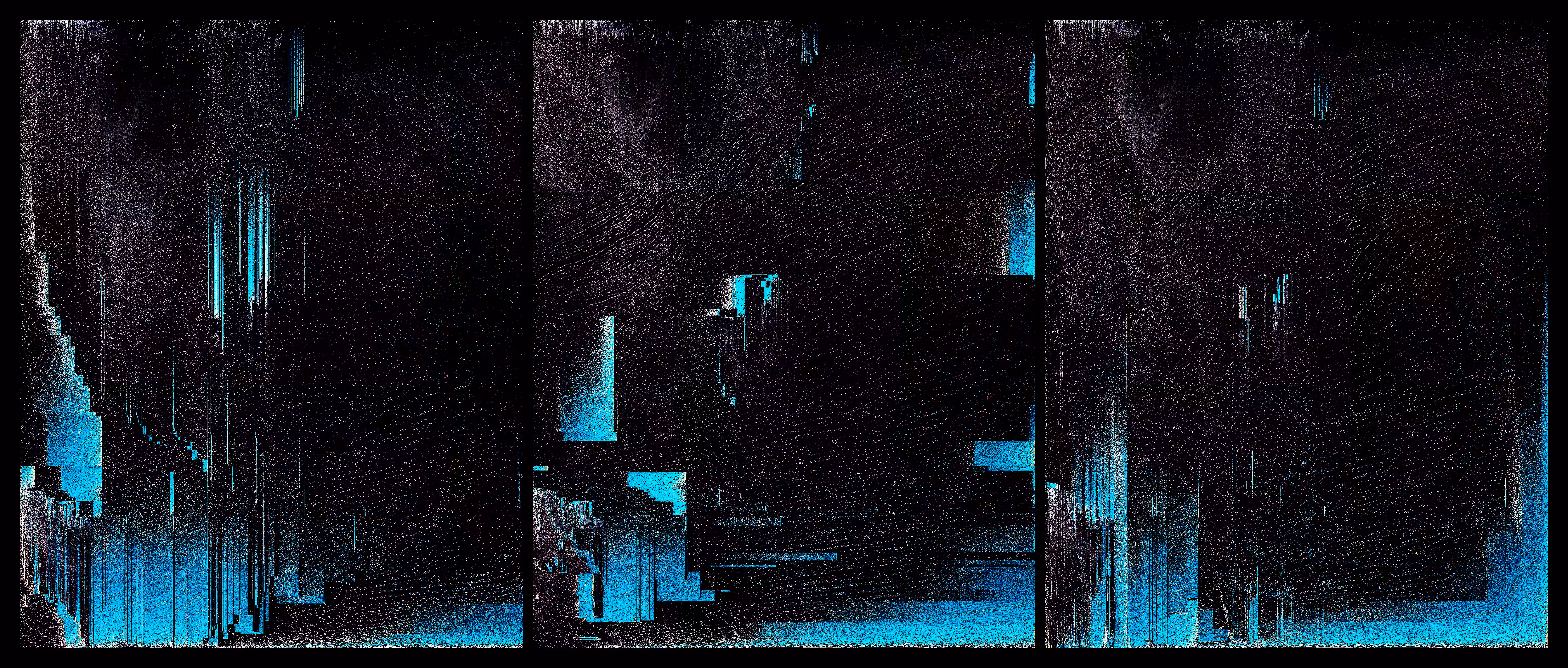 Amer bleu — Triptych