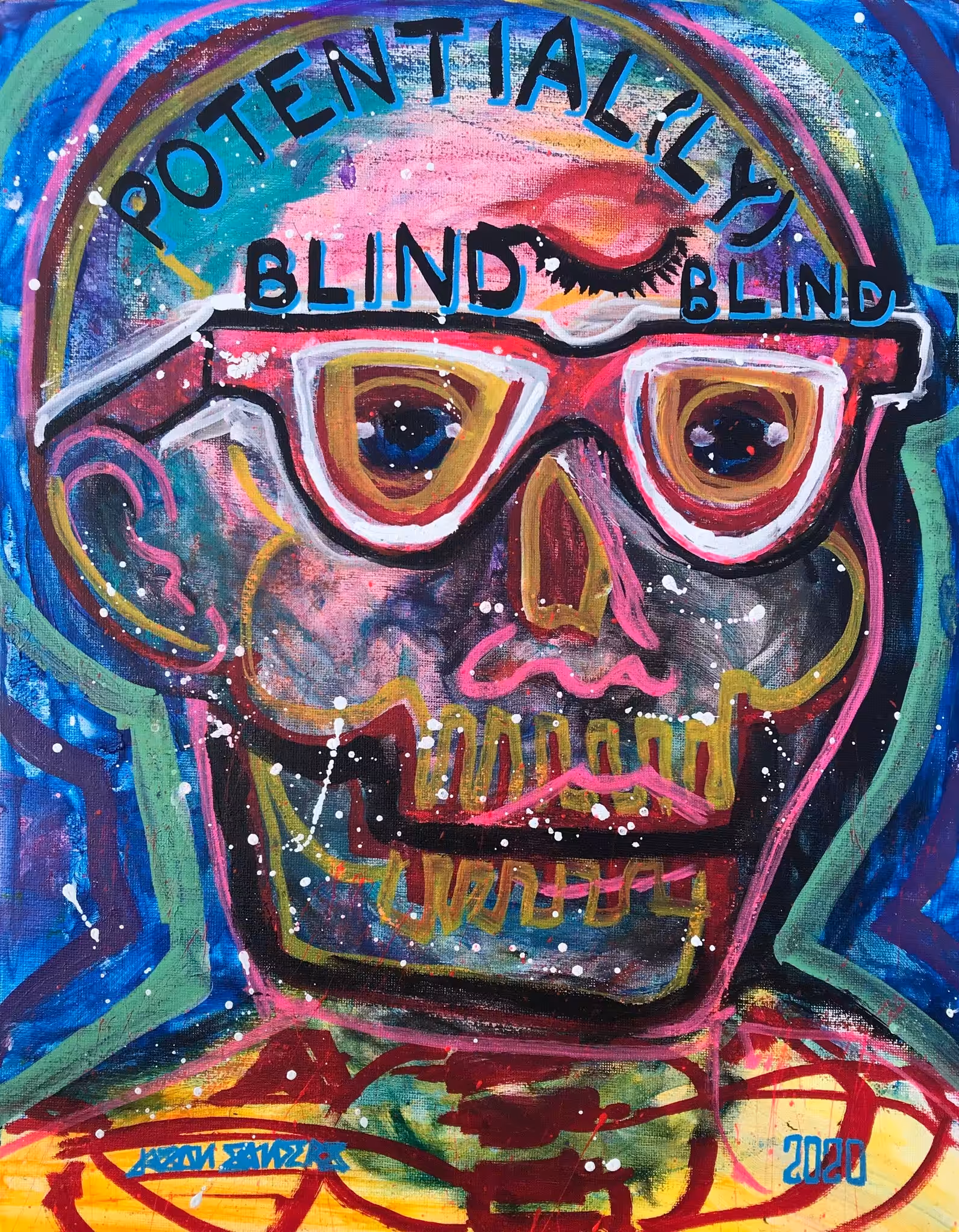 DrainedEye Skull #49: 'Potentially Blind #8 of 10’