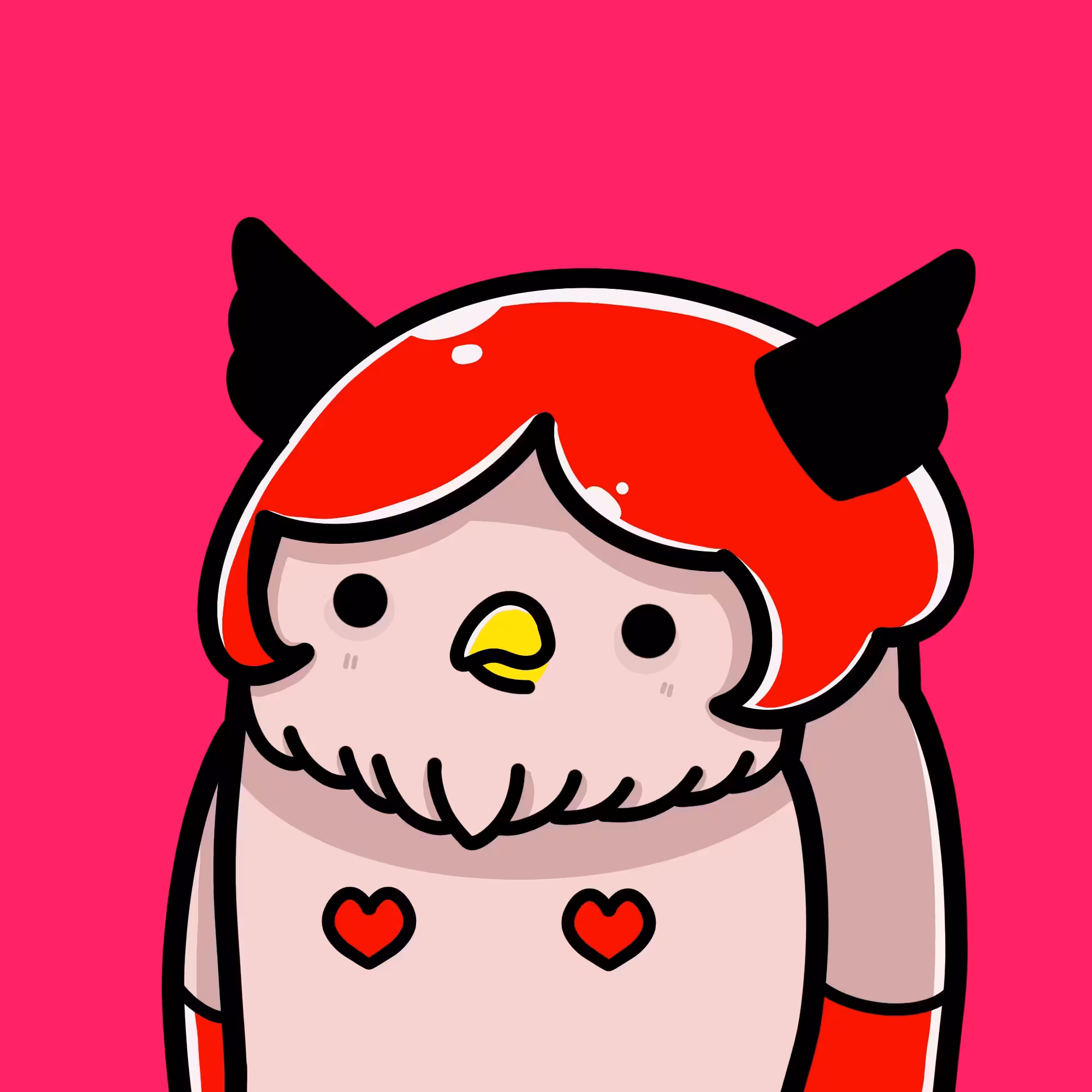BABIES OWL X DON'T TOUCH MY CHEEK #0120 