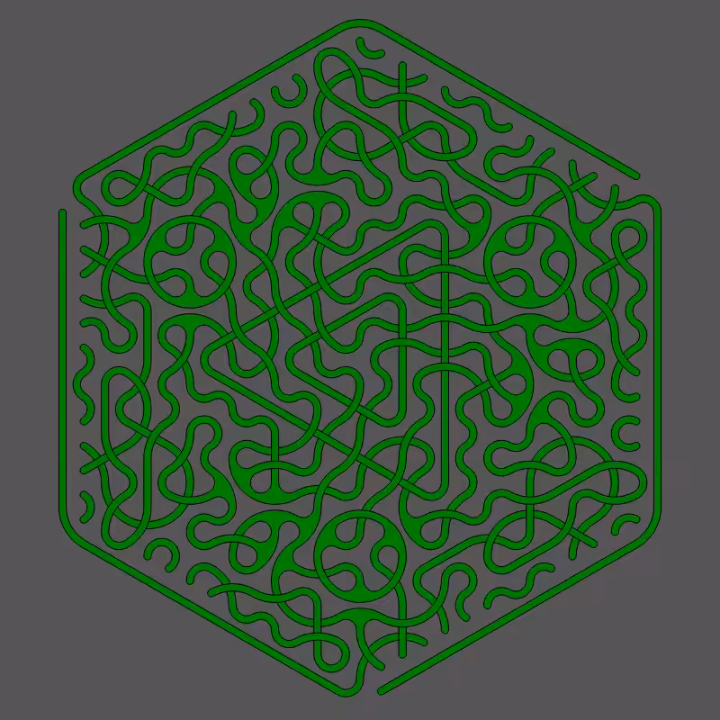 Threefold Symmetry - Dark Variations #98