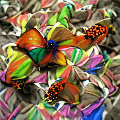 Collection "My Dreams": #15 - Multicolor Butterfly