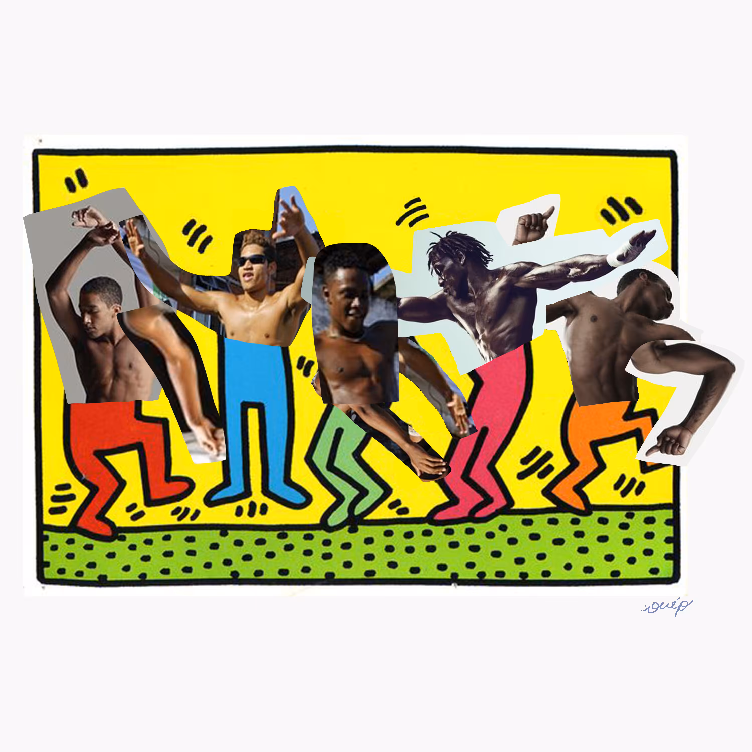 KEITH HARING VISITS THE SUBURB