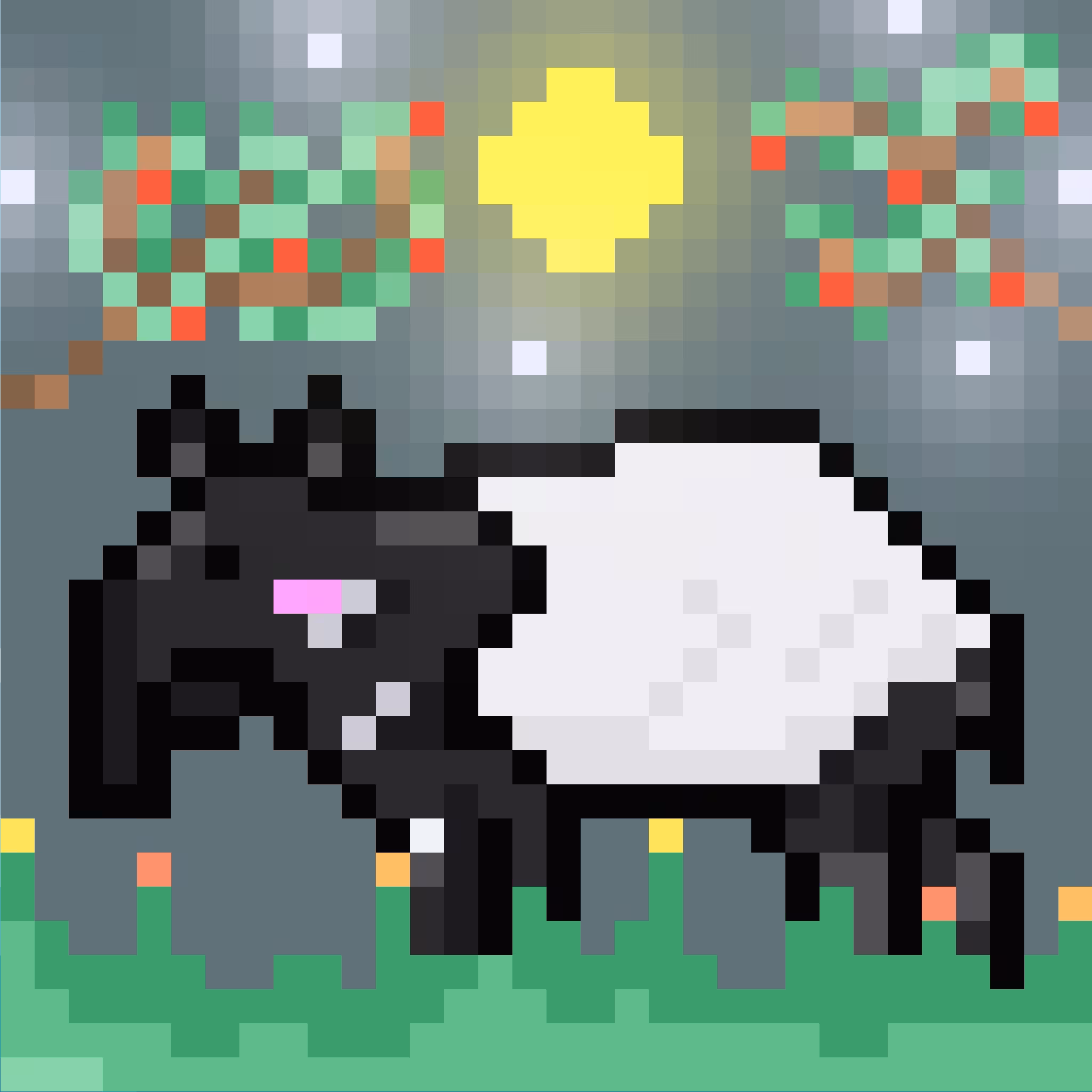 MALAYAN TAPIR32PIXEL