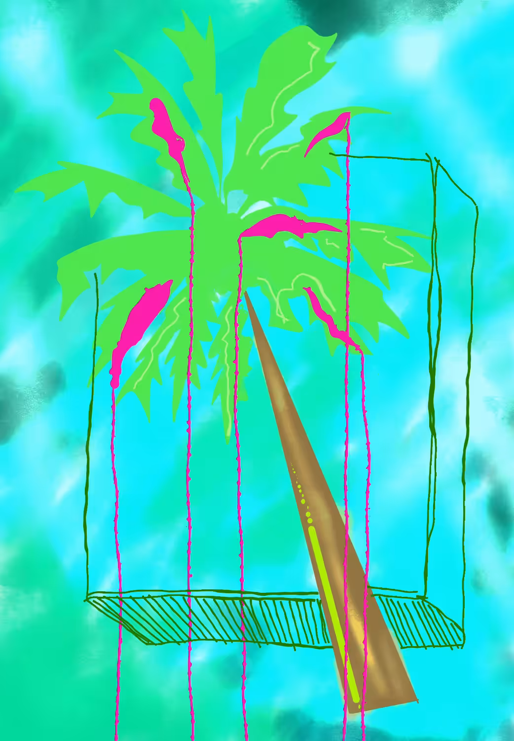 Palm trees also cry