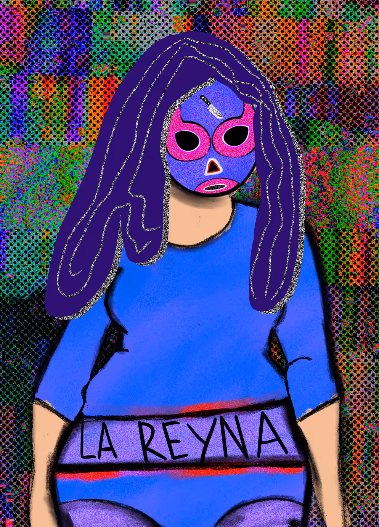 NFT luchadora #123