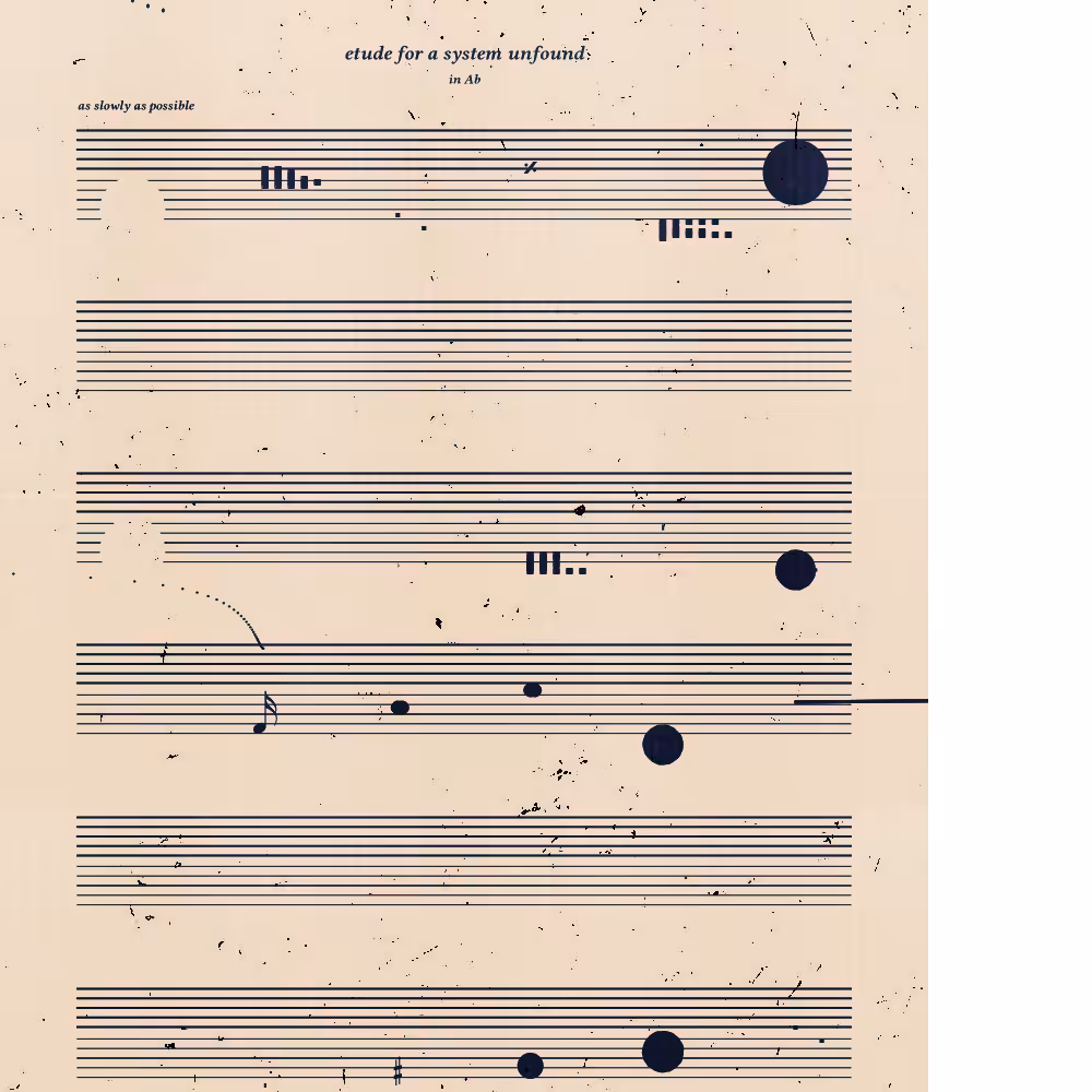 etude for a system unfound #175
