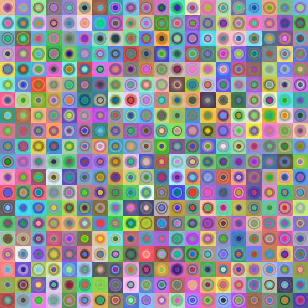 400 circles  #4