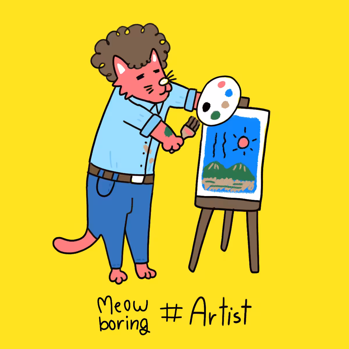 Meow boring # Artist