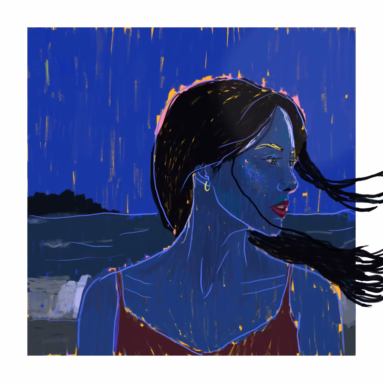 night sea