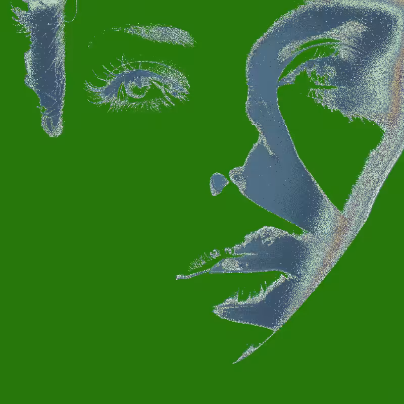 Analog Pixels: Faces #12