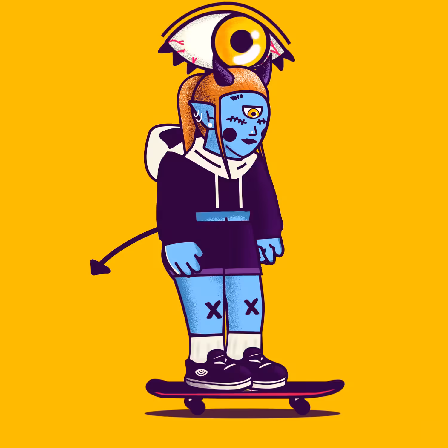 KICKFLIP 154 (RARE) X ONE MORE EYE PLEASE