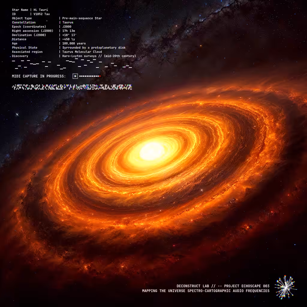 ECHOSCAPE 003 //- HL TAURI Molecular Cloud