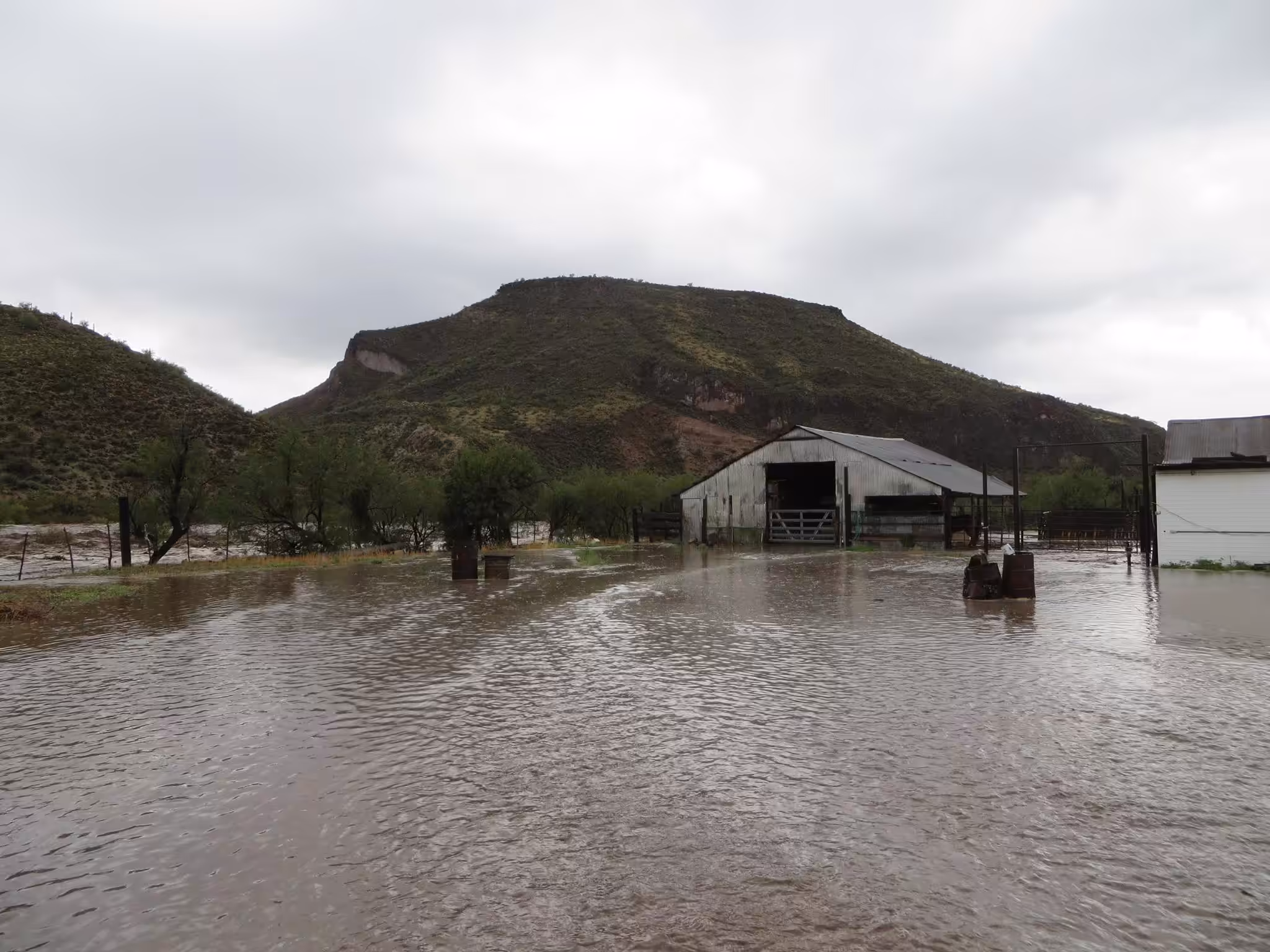 One Thousand Year Flood at the TT Ranch in New River Arizona.